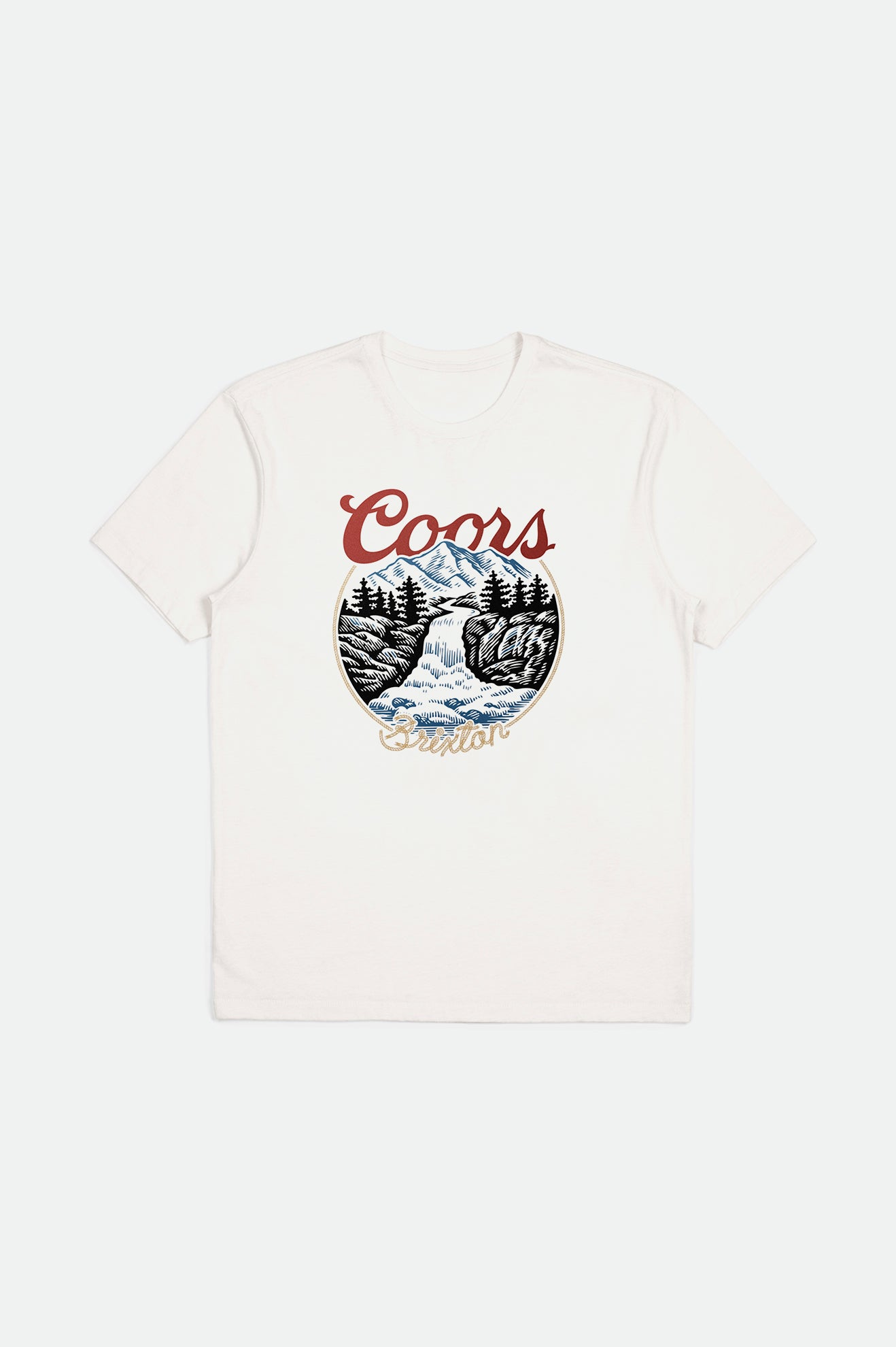 Brixton Coors Rocky S/S Tailored Férfi Felsők Fehér | TYFA-46530