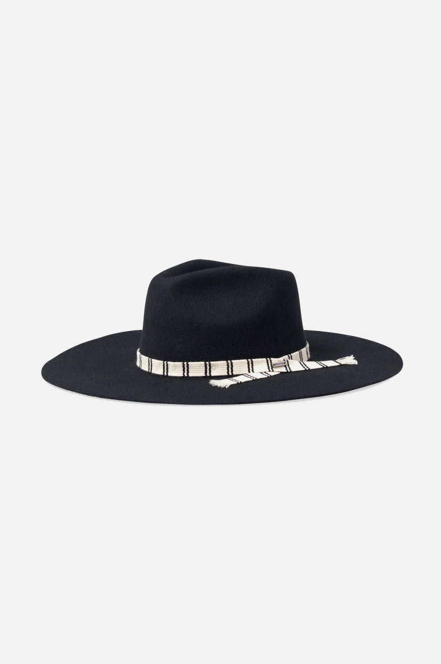 Brixton Leigh Felt Fedora Női Fedoras Fekete | MKJG-93542