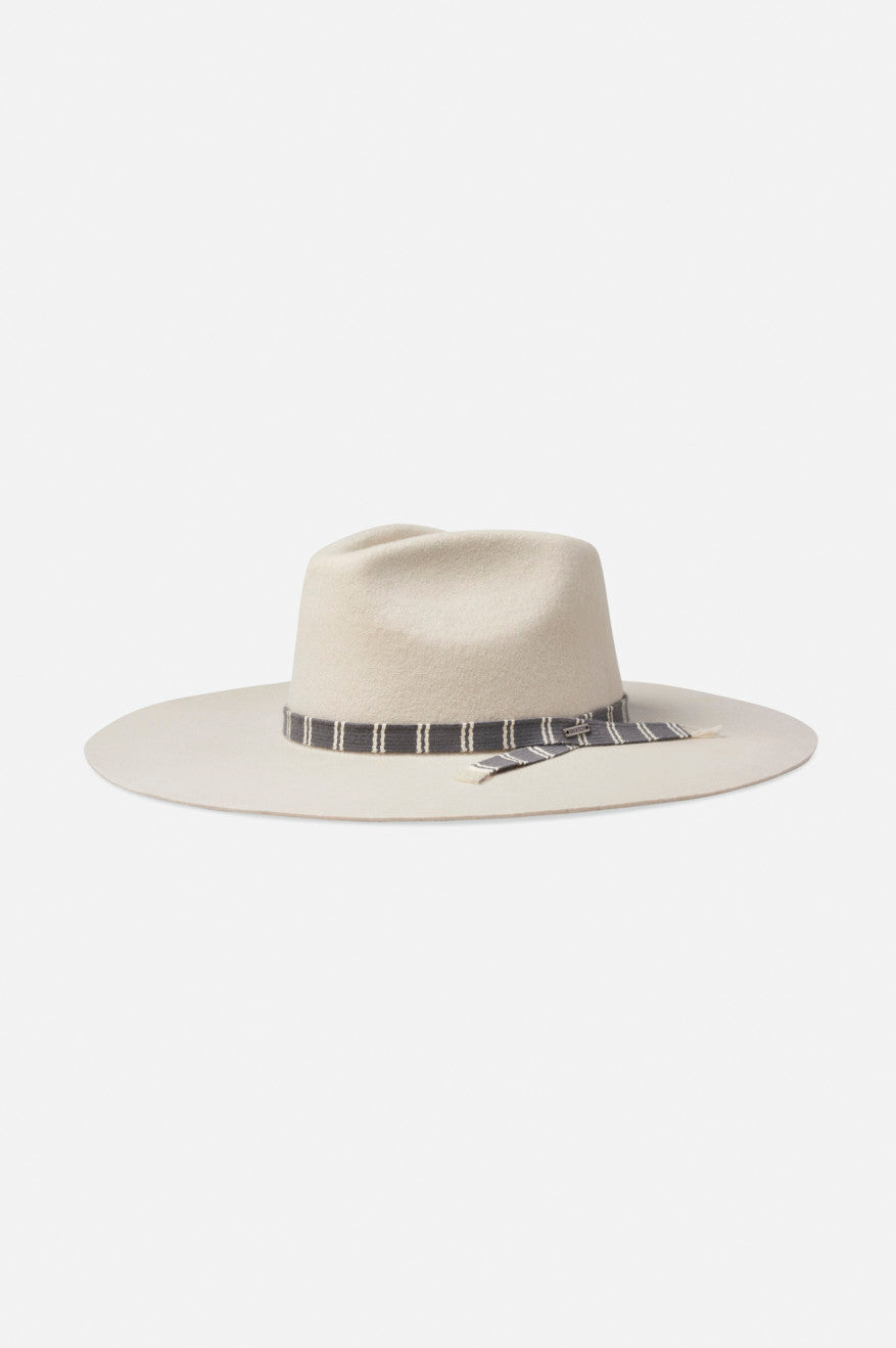 Brixton Leigh Felt Fedora Női Fedoras Fehér | OYZI-74631