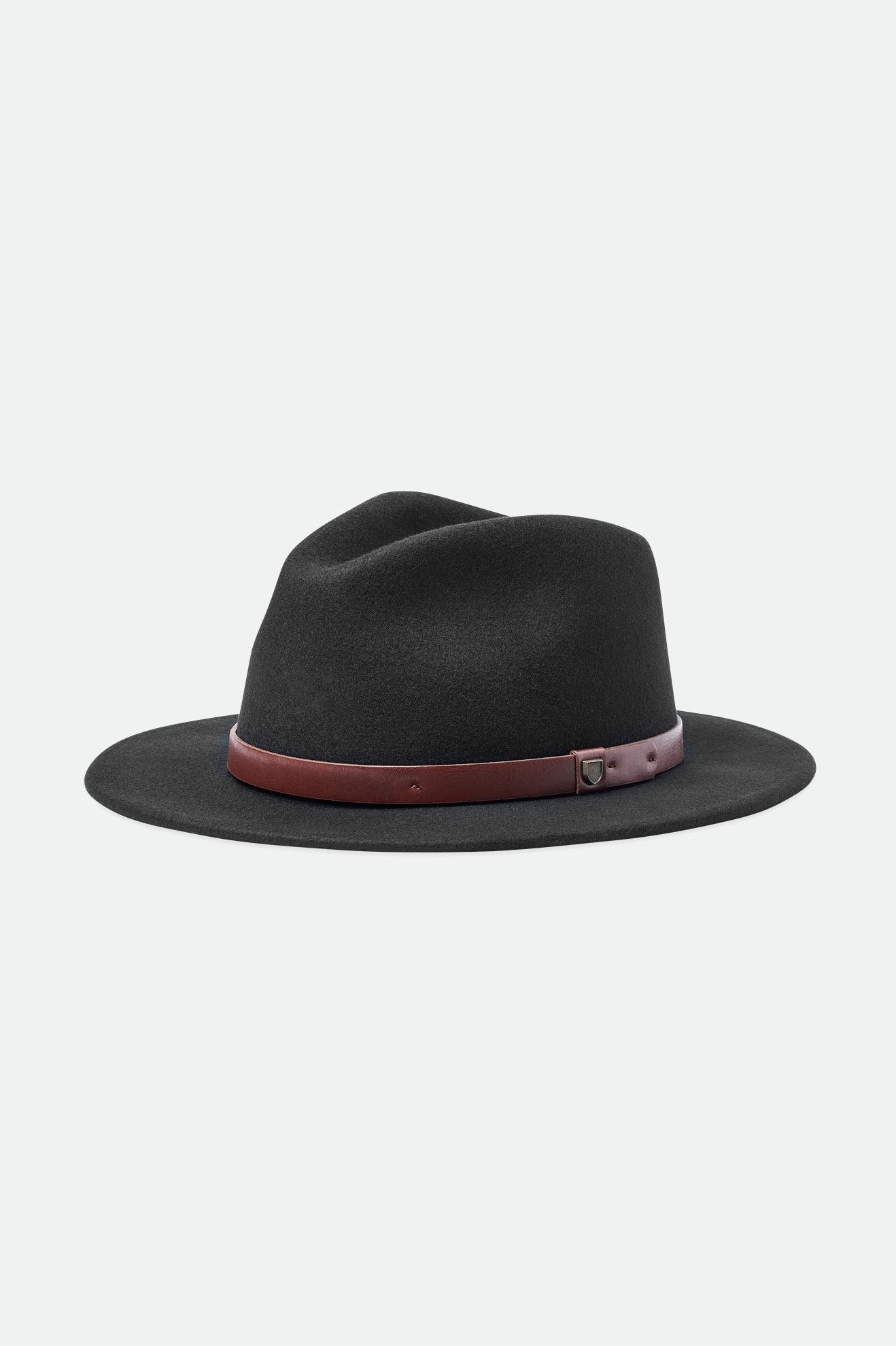 Brixton Messer Fedora Női Fedoras Fekete | UAKS-97510