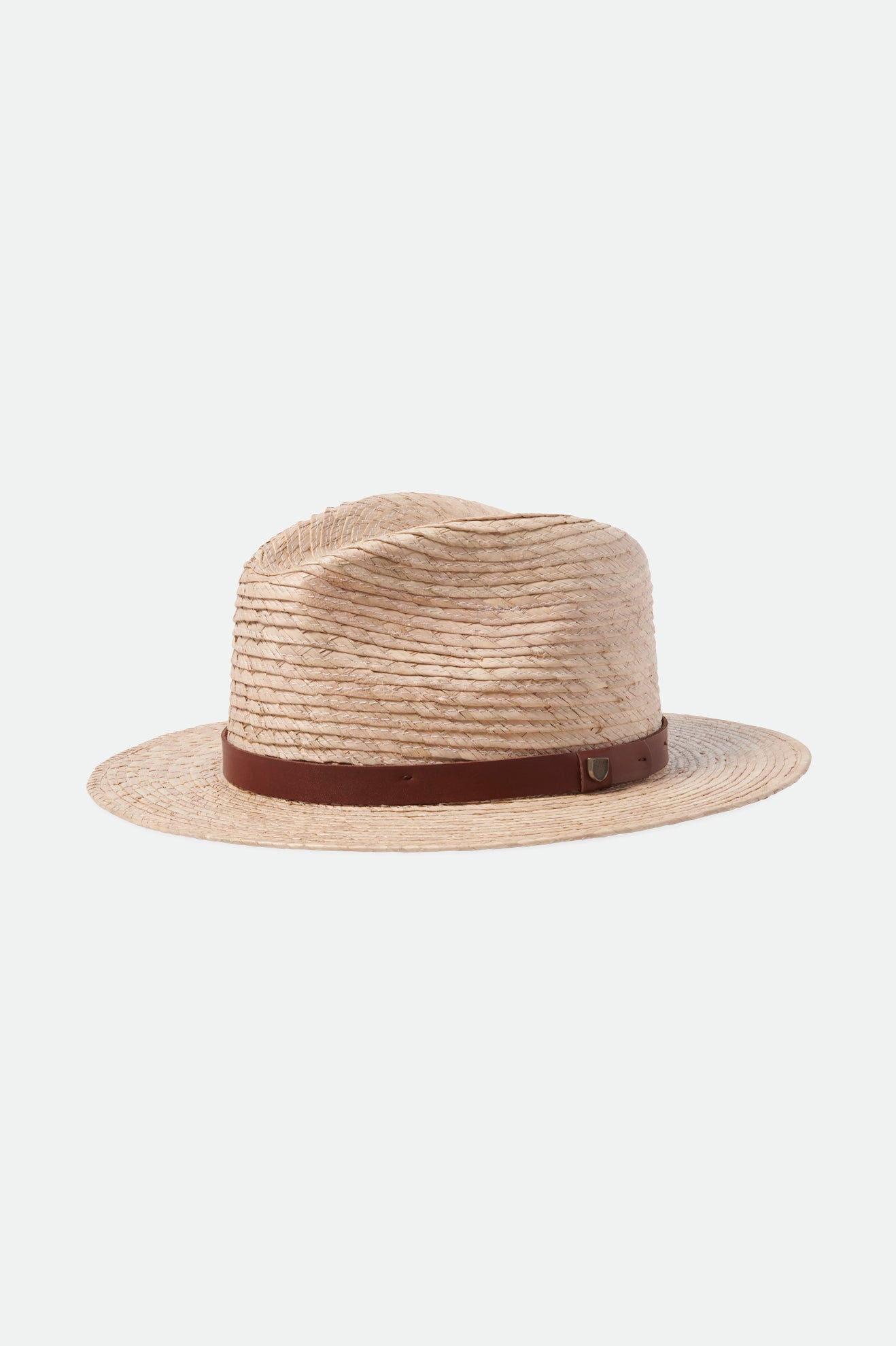 Brixton Messer Straw Fedora Női Fedoras Bézs | MCSK-63897