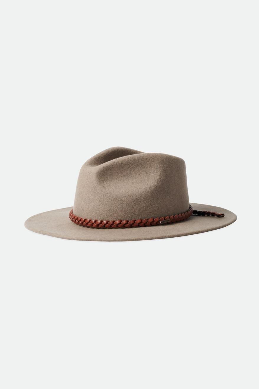 Brixton Messer Western Fedora Női Fedoras Bézs | BIEP-83520