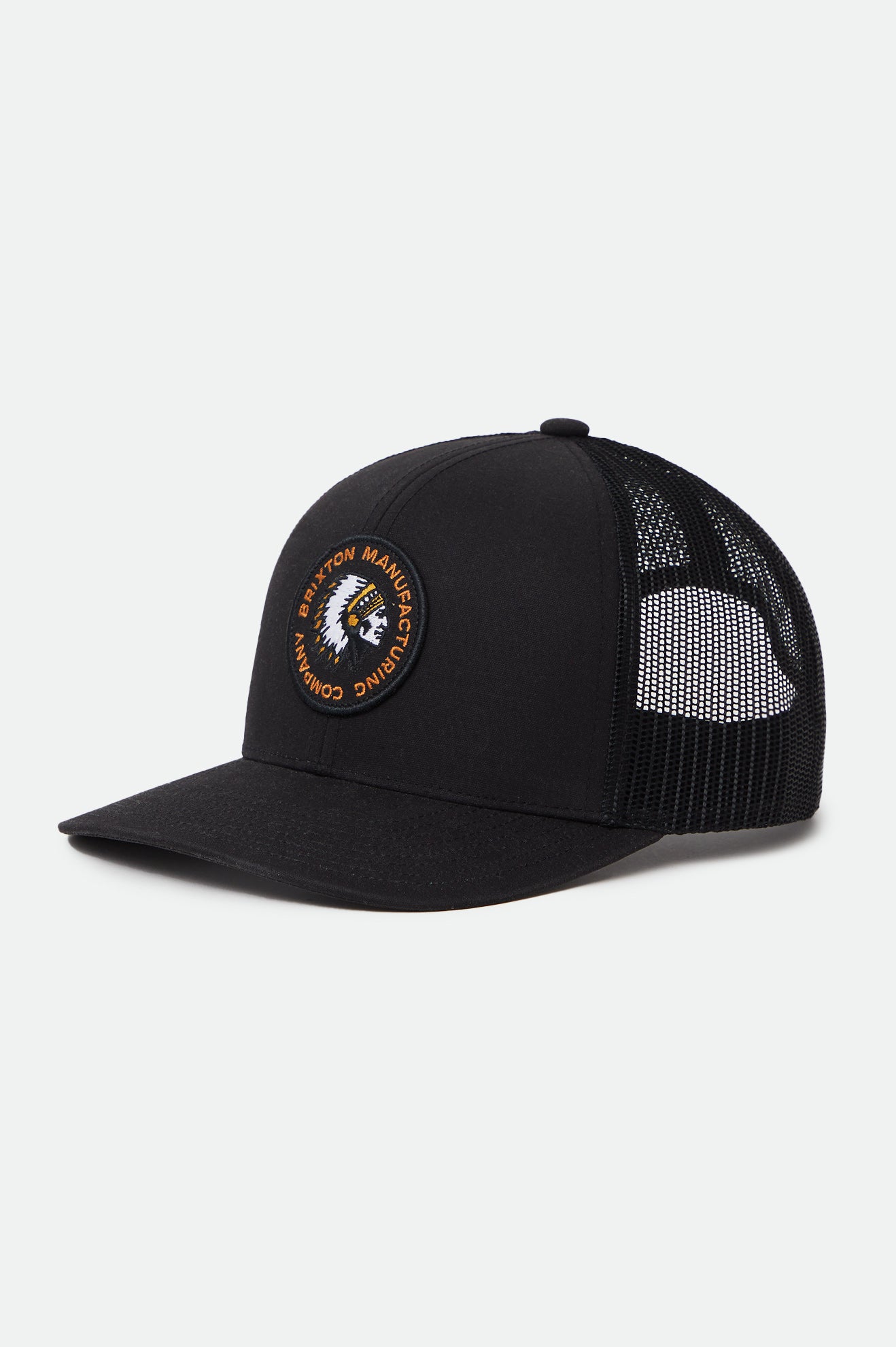 Brixton Rival Stamp NetPlus MP Trucker Hat Férfi Sapkák Fekete | SEYI-09587