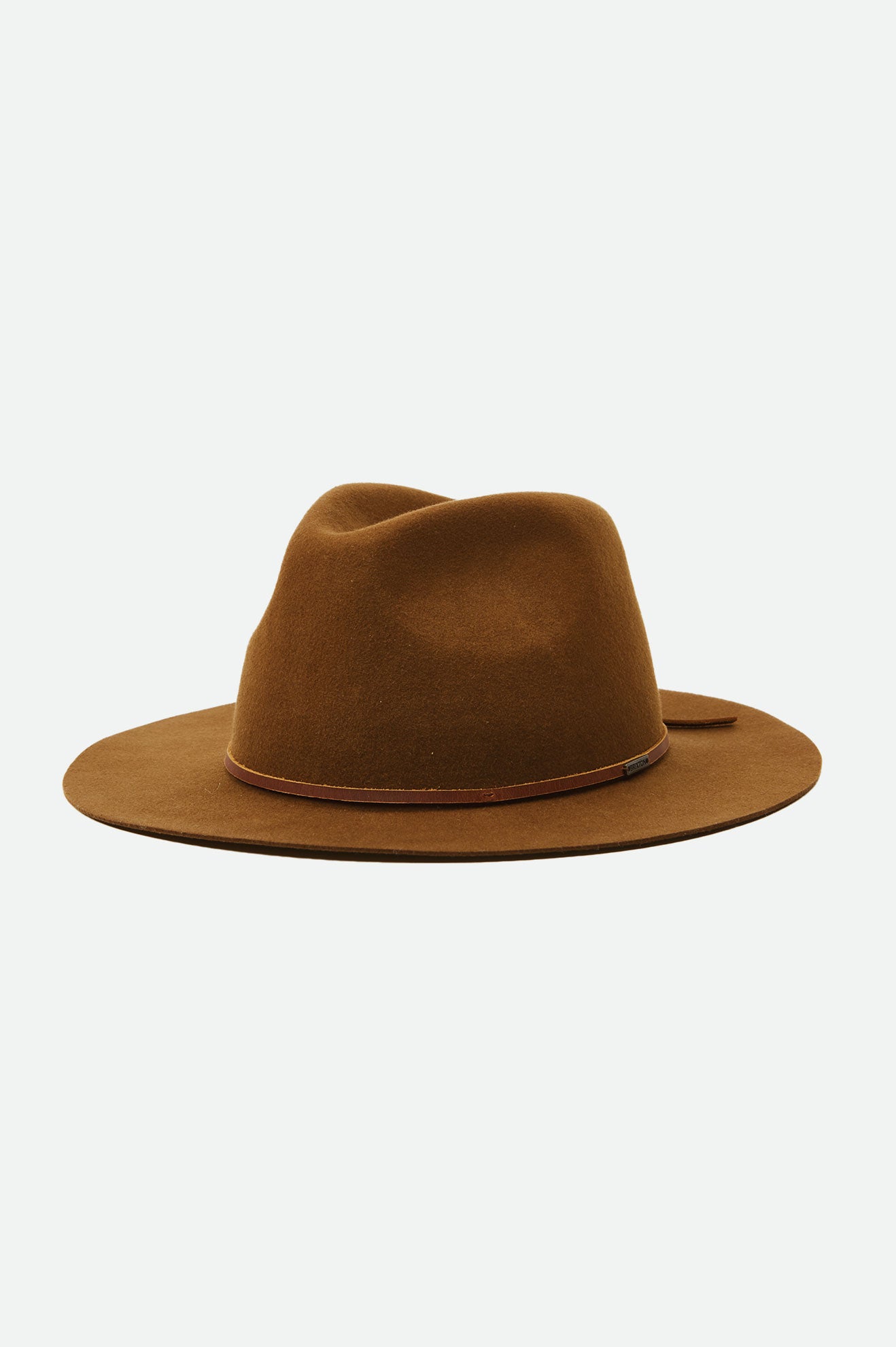 Brixton Wesley Packable Fedora Női Fedoras Kávé | NPSA-58274