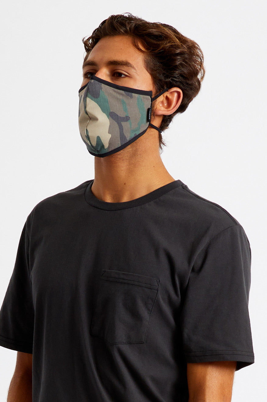 Brixton Antimicrobial 4-Way Stretch Unisex Maszk Camo | GXCU-79058