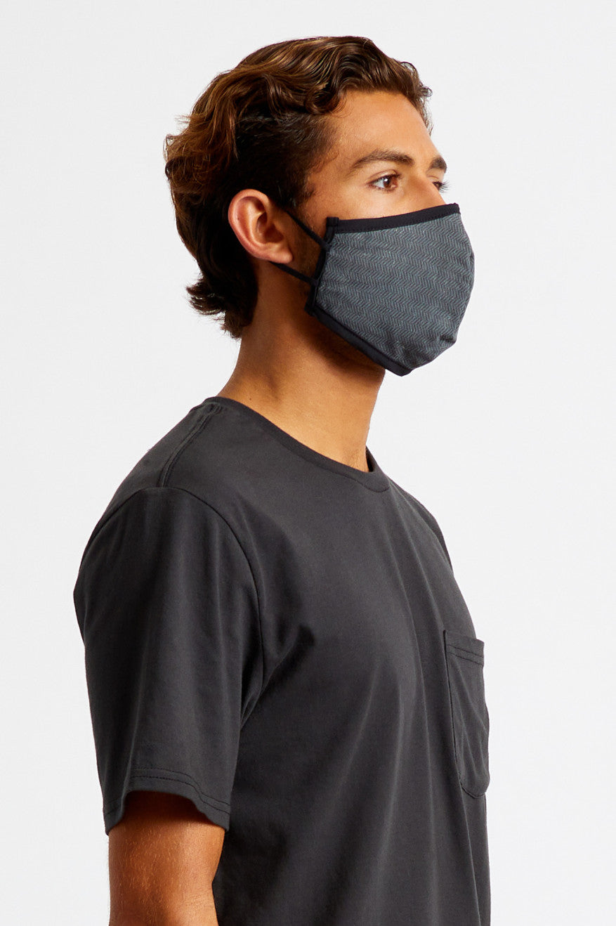 Brixton Antimicrobial 4-Way Stretch Unisex Maszk Fekete | HIQN-47230