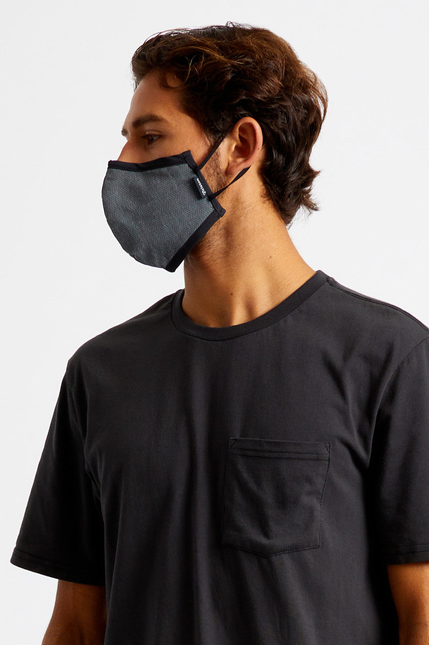 Brixton Antimicrobial 4-Way Stretch Unisex Maszk Fekete | HIQN-47230