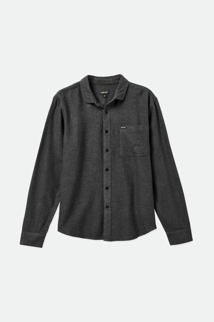 Brixton Bixby Reserve L/S Férfi Flanel Felsők Fekete | DMNV-05639