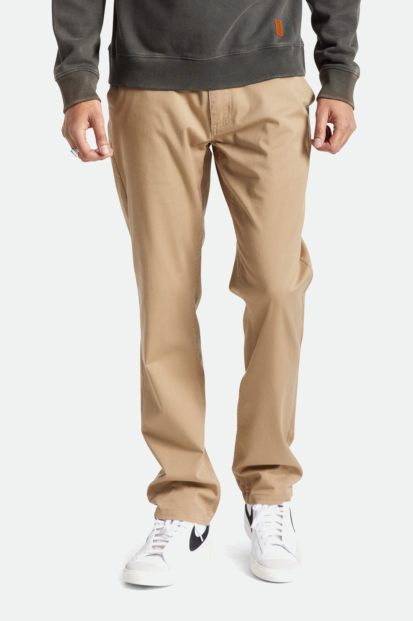 Brixton Choice Chino Férfi Nadrág Khaki | PQXJ-81452