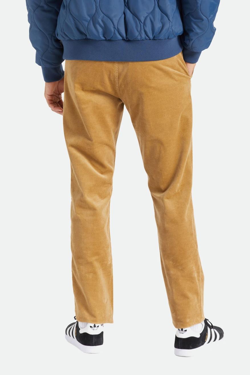 Brixton Choice Chino Regular Férfi Nadrág Khaki | XSYK-93027