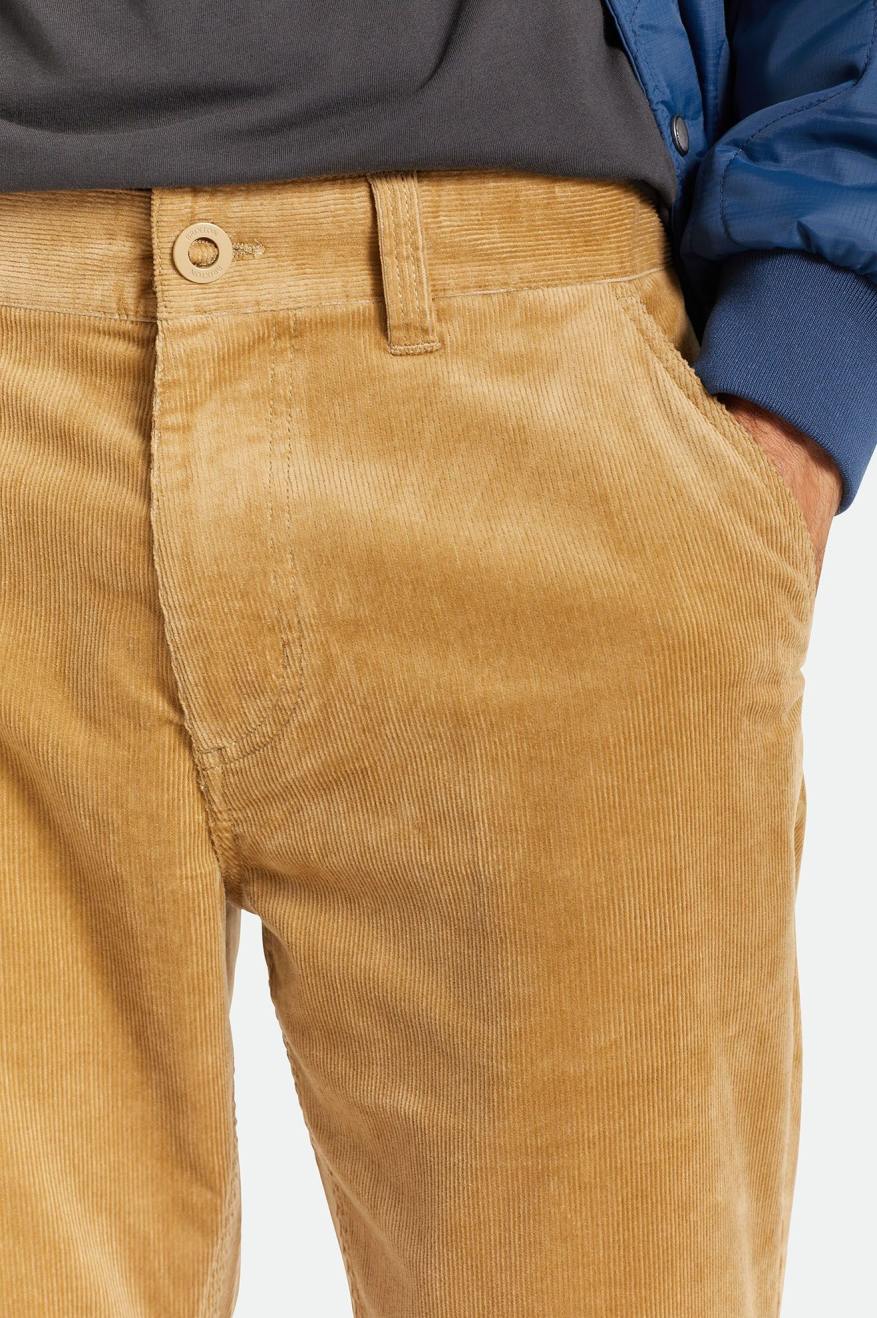 Brixton Choice Chino Regular Férfi Nadrág Khaki | XSYK-93027