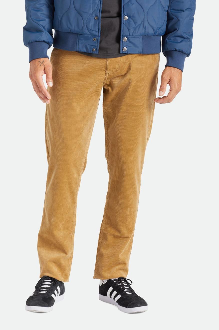 Brixton Choice Chino Regular Férfi Nadrág Khaki | XSYK-93027