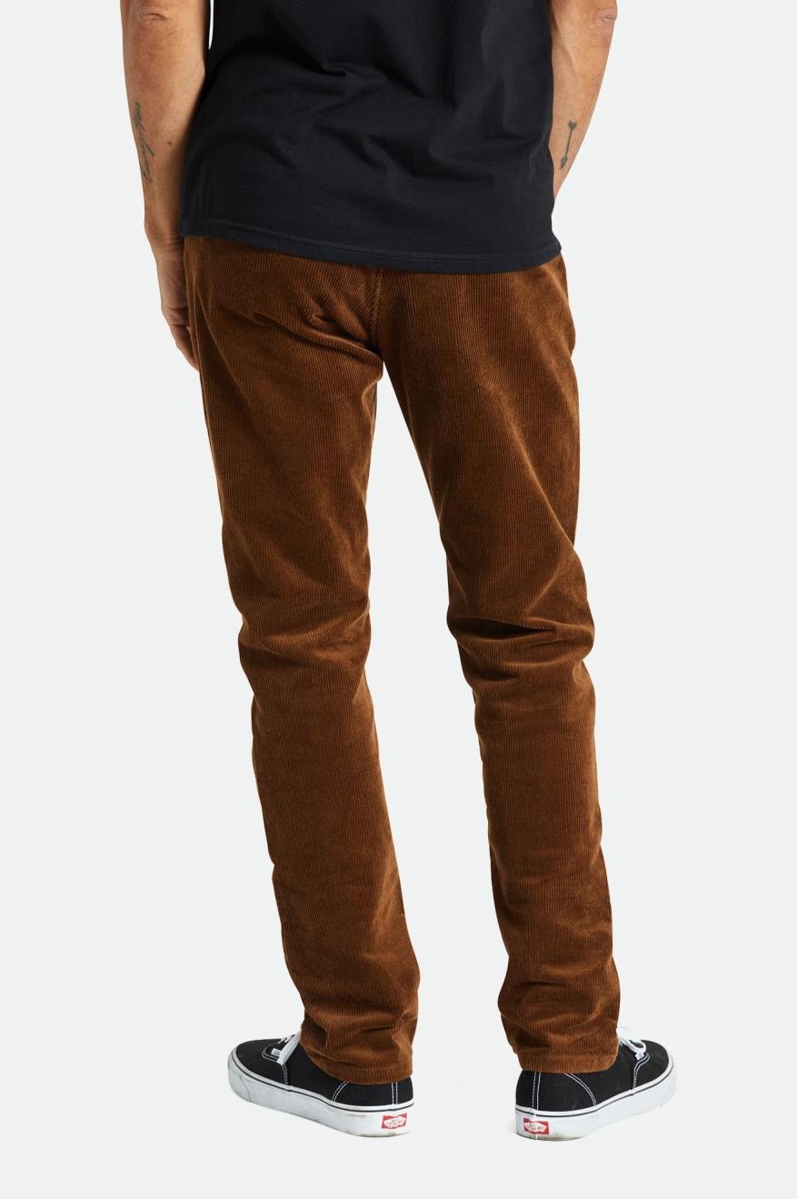 Brixton Choice Chino Regular Férfi Nadrág Barna | XZOR-59468