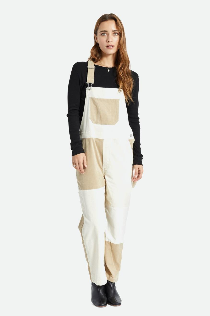 Brixton Christina Crop Női Jumpsuit Világos Sárga | TQWZ-04295