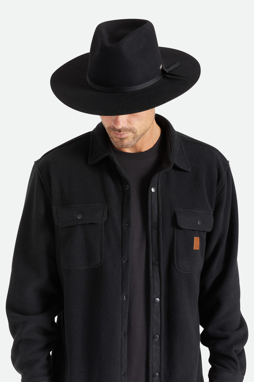 Brixton Cohen Cowboy Hat Női Kalap Fekete | HXWL-10748