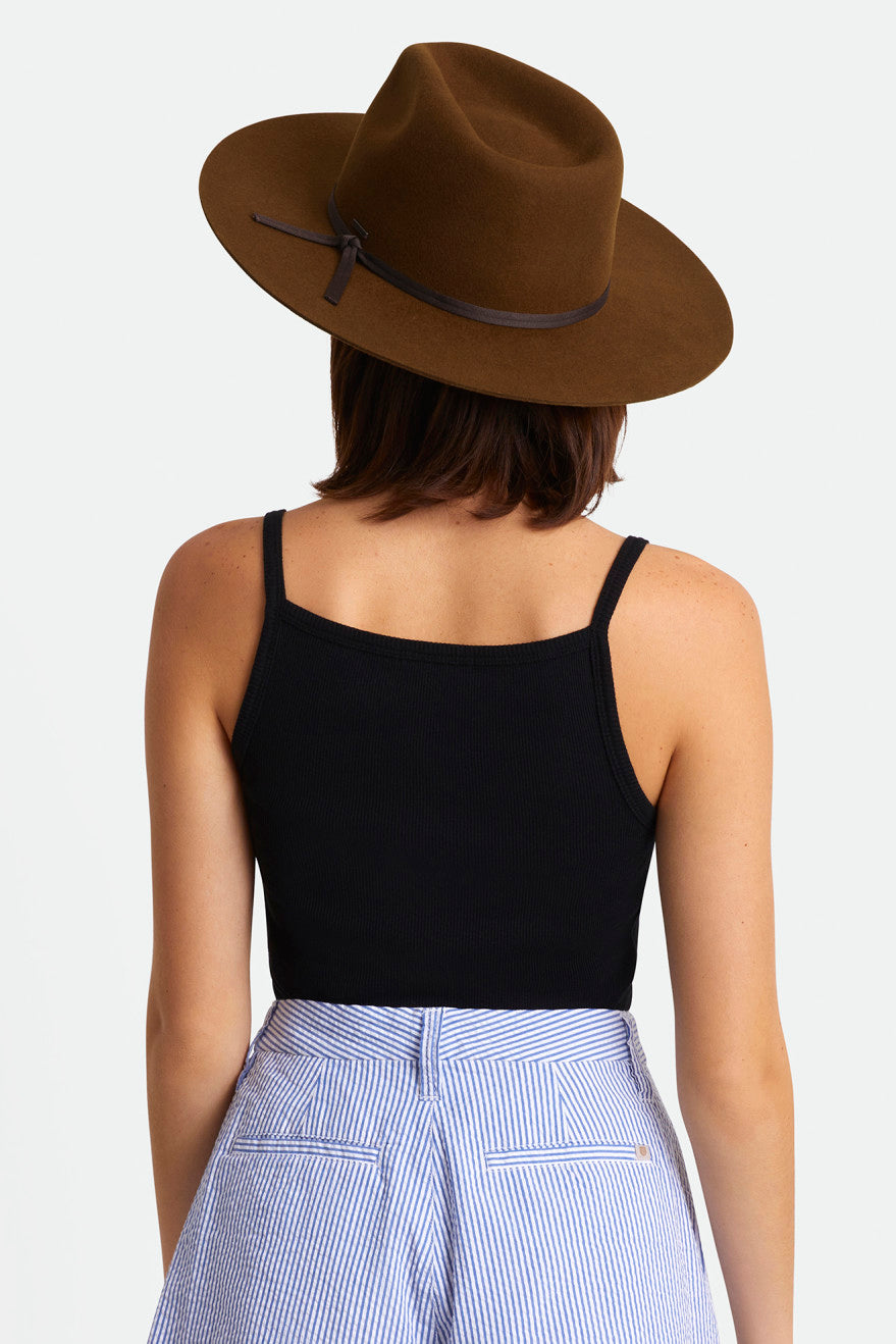 Brixton Cohen Cowboy Hat Női Kalap Kávé | ZTGR-18239