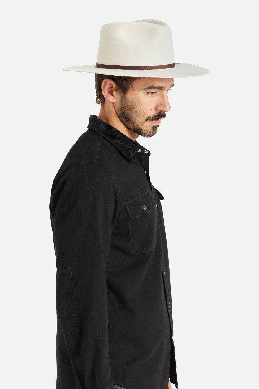 Brixton Cohen Cowboy Női Kalap Fehér | NBMD-62095