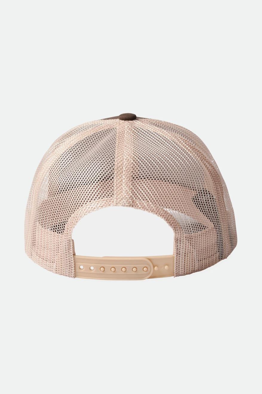 Brixton Crest NetPlus MP Mesh Cap Férfi Sapkák Barna | PIVE-08967