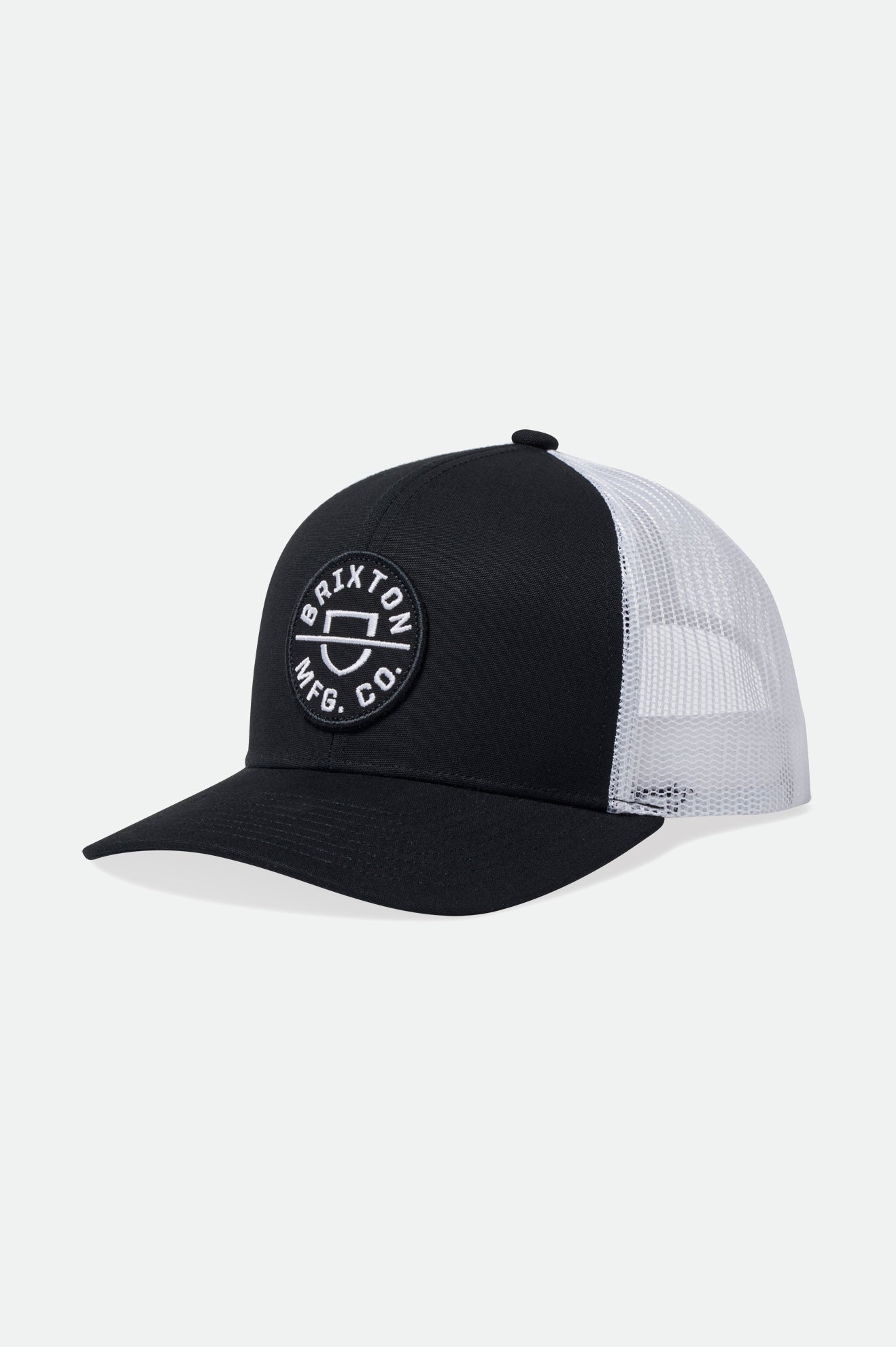 Brixton Crest NetPlus MP Trucker Hat Férfi Sapkák Fekete | MIBC-43257