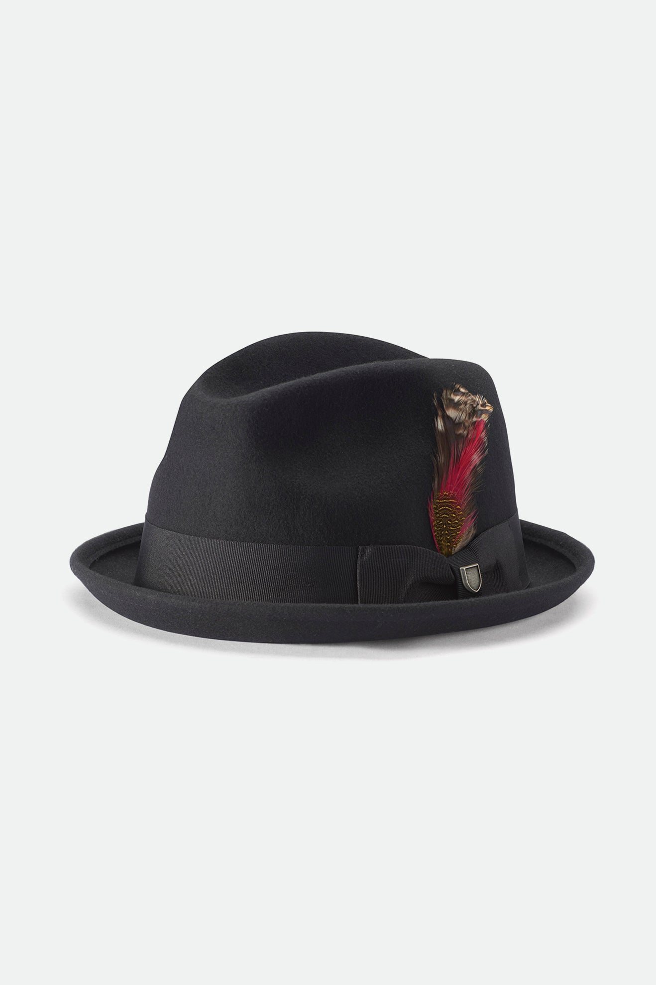 Brixton Gain Fedora Női Fedoras Fekete | XBLZ-53164