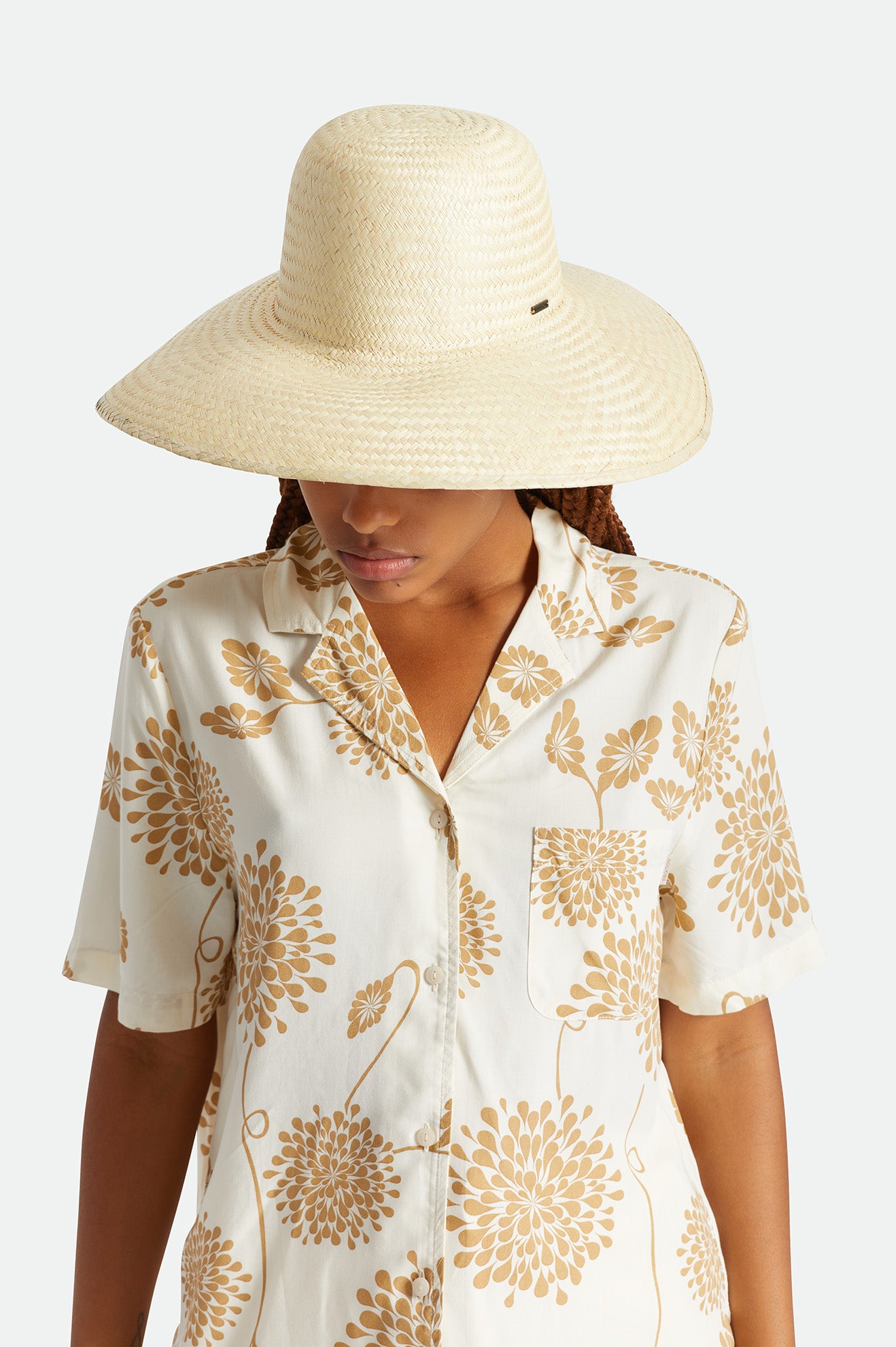 Brixton Janae Sun Hat Női Kalap Bézs | OGBQ-48952