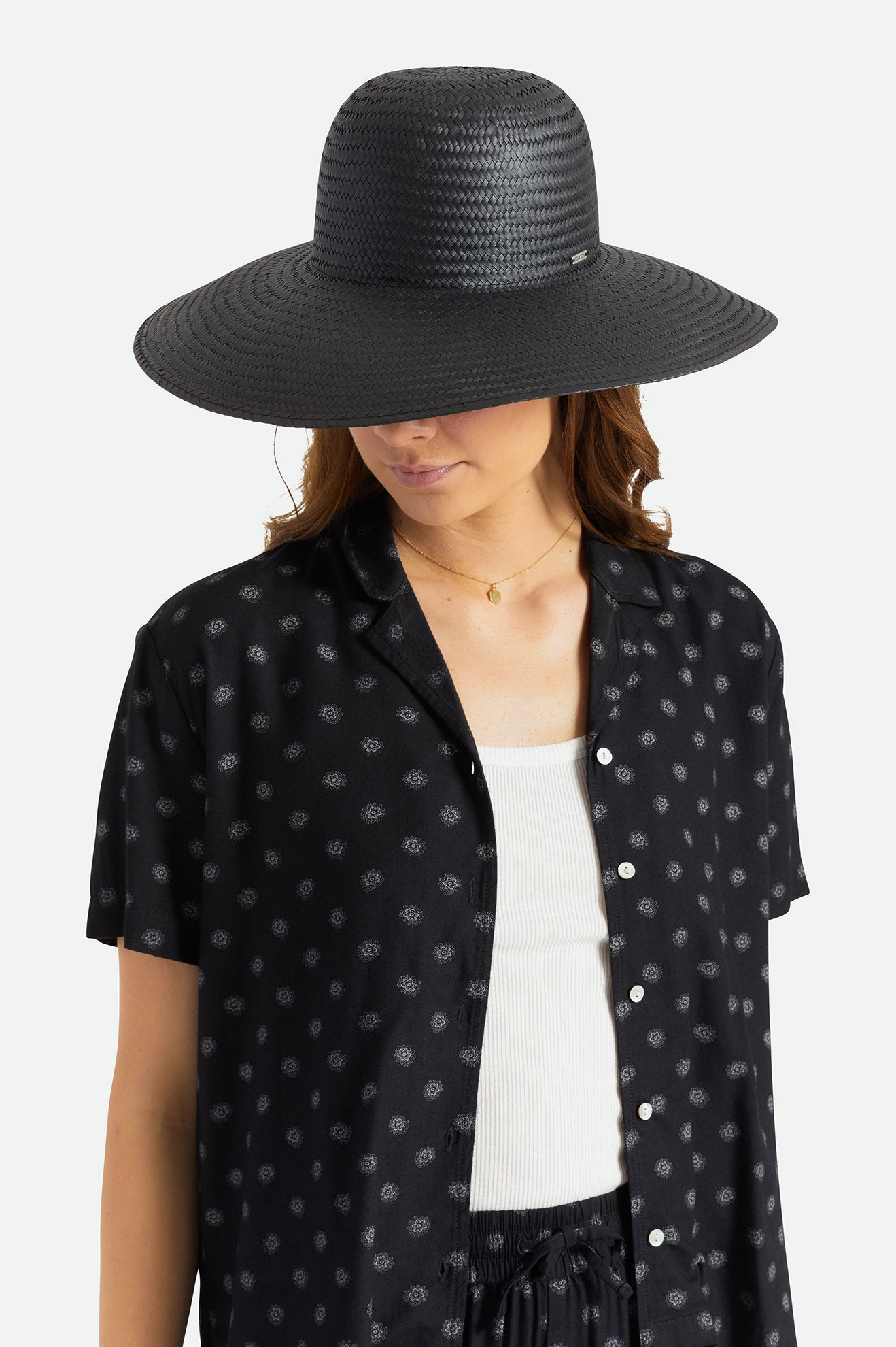 Brixton Janae Sun Hat Női Kalap Fekete | VOGS-68413