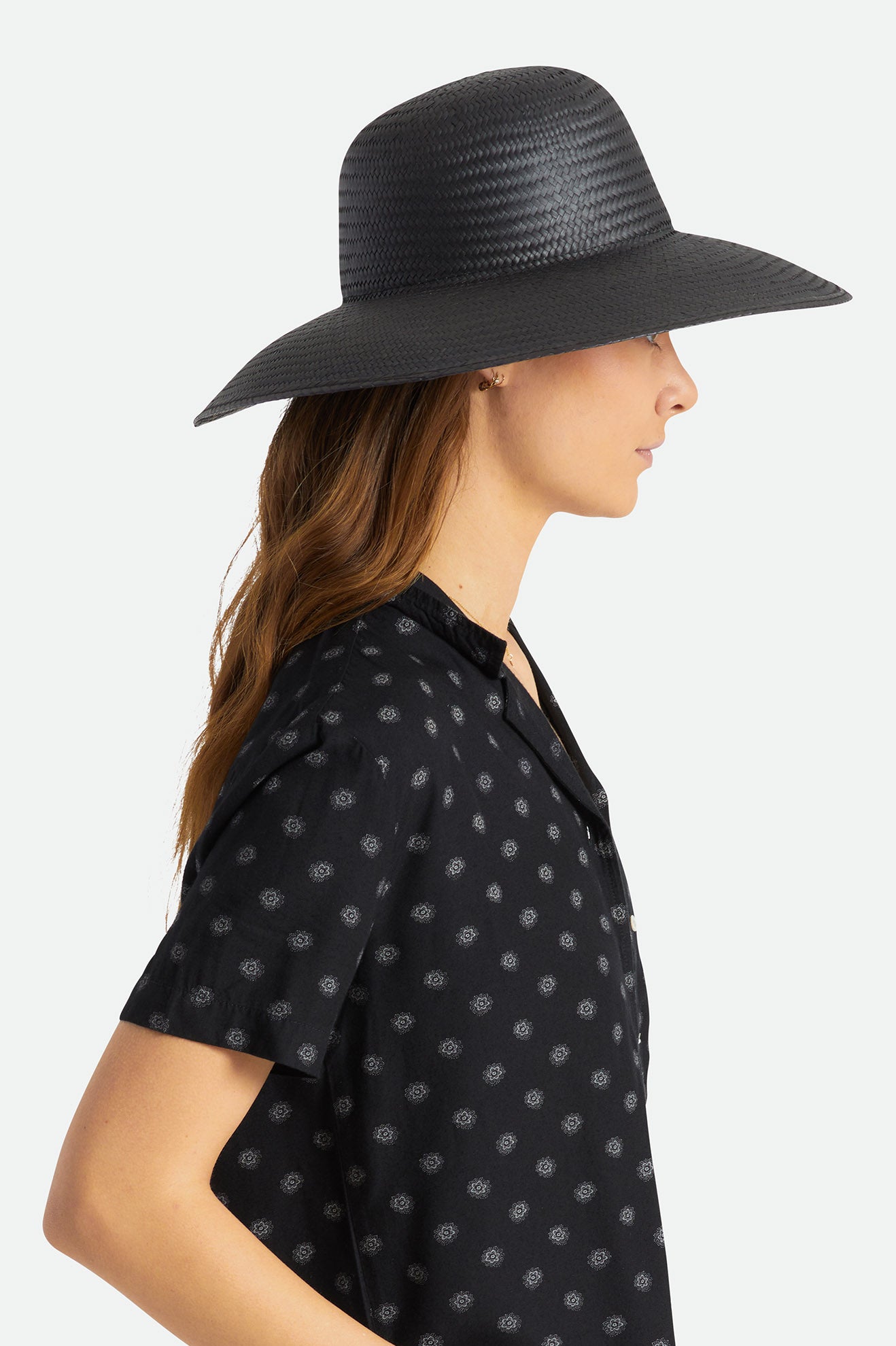 Brixton Janae Sun Hat Női Kalap Fekete | VOGS-68413