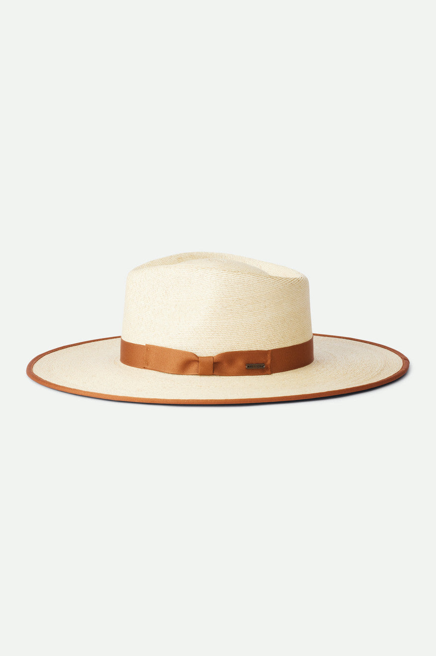 Brixton Jo Straw Rancher Hat Női Kalap Bézs | HZRT-32105