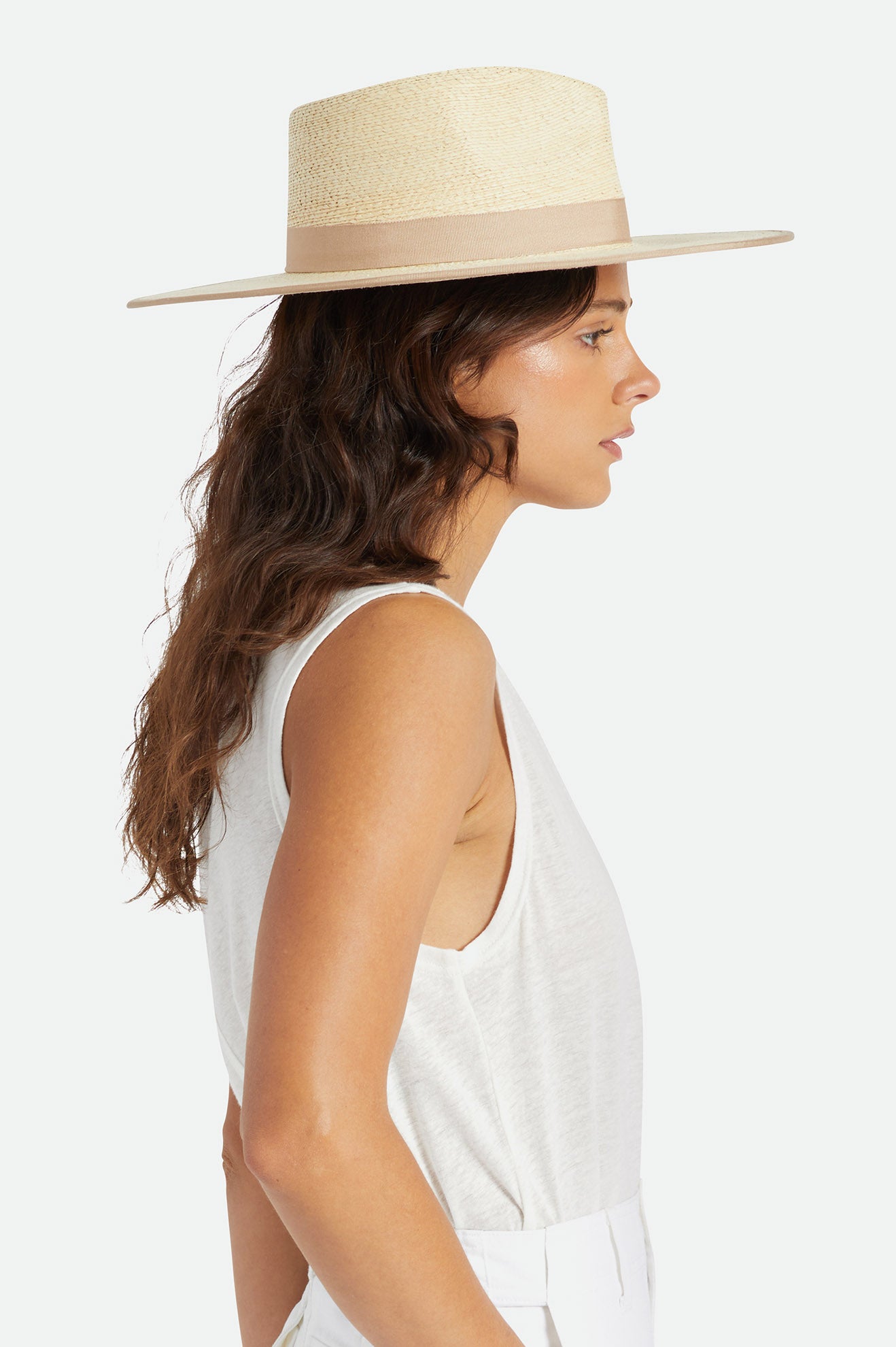 Brixton Jo Straw Rancher Hat Női Kalap Bézs | YWDH-64053