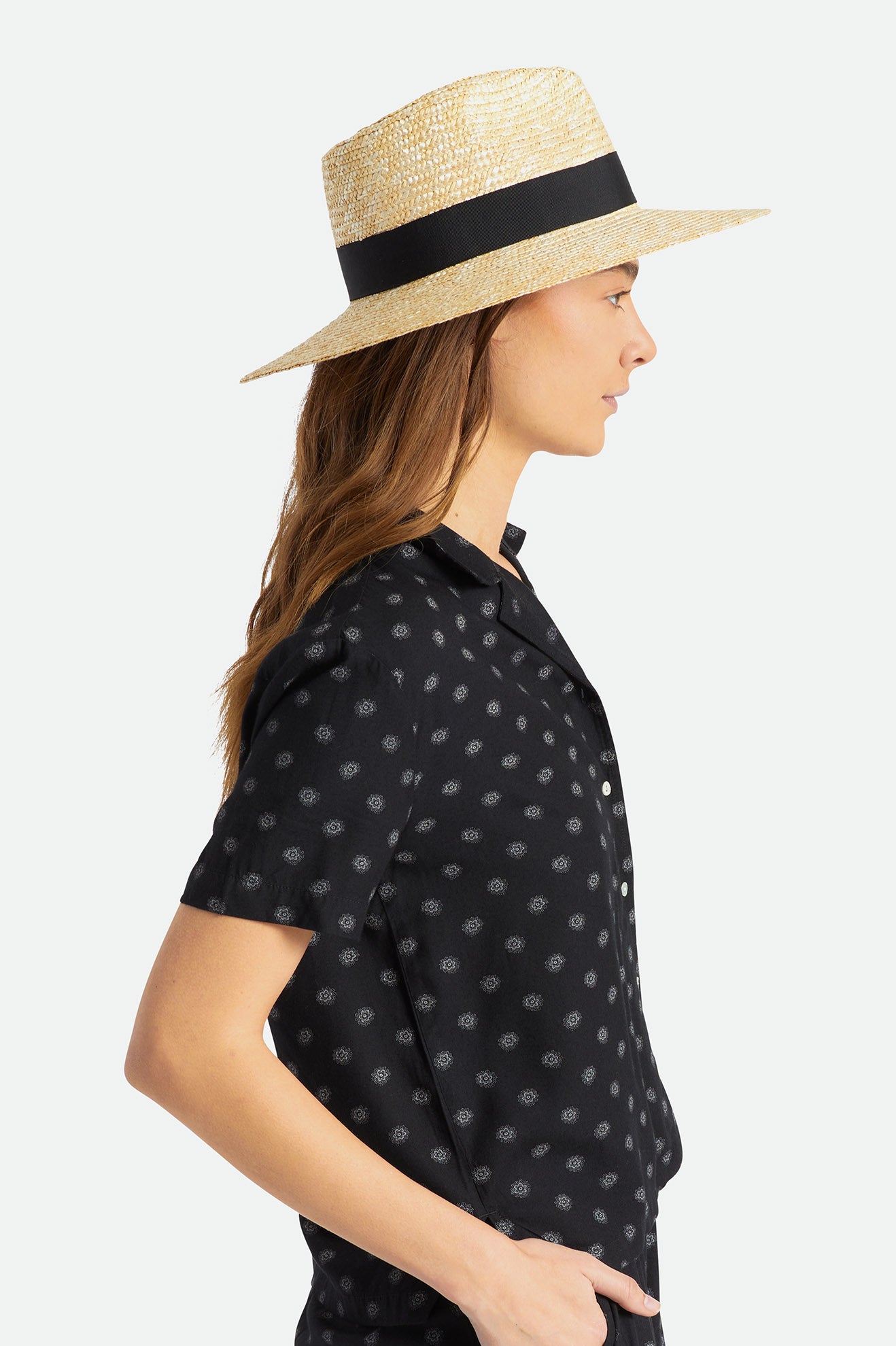 Brixton Joanna Hat Női Fedoras Narancssárga | ZISU-14270