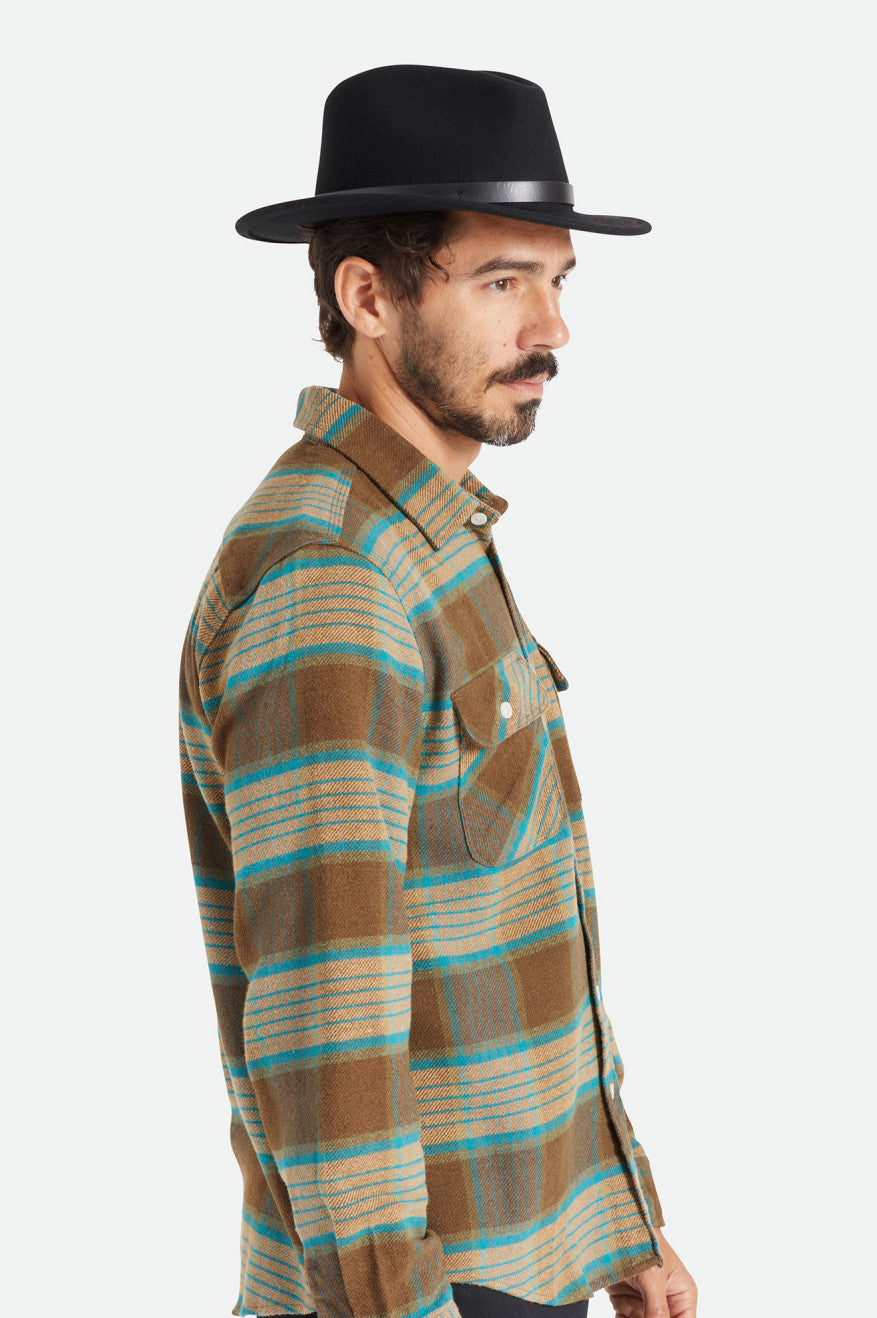 Brixton Messer Fedora Női Fedoras Fekete | FEJS-96182