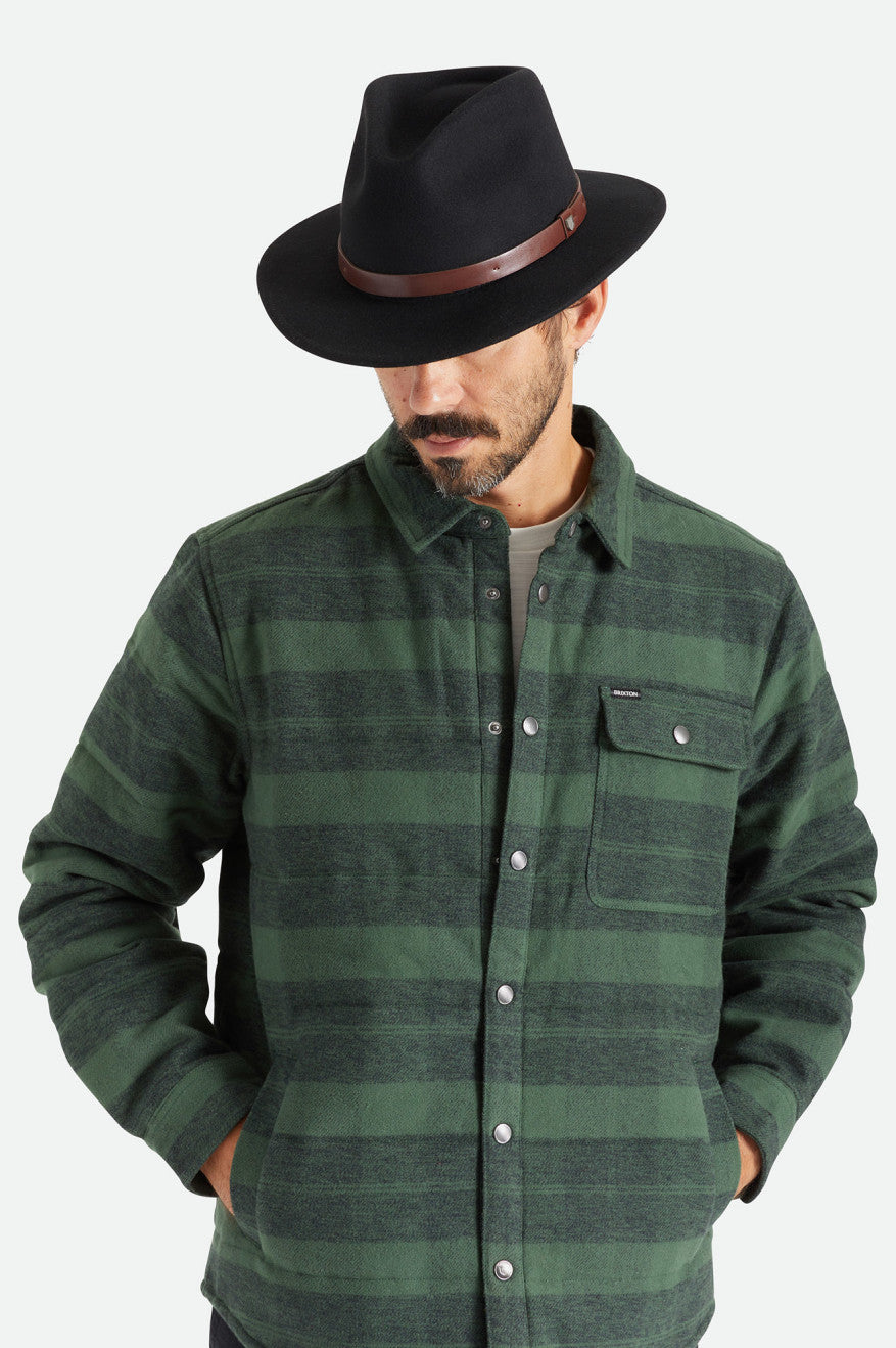 Brixton Messer Fedora Női Fedoras Fekete | UAKS-97510