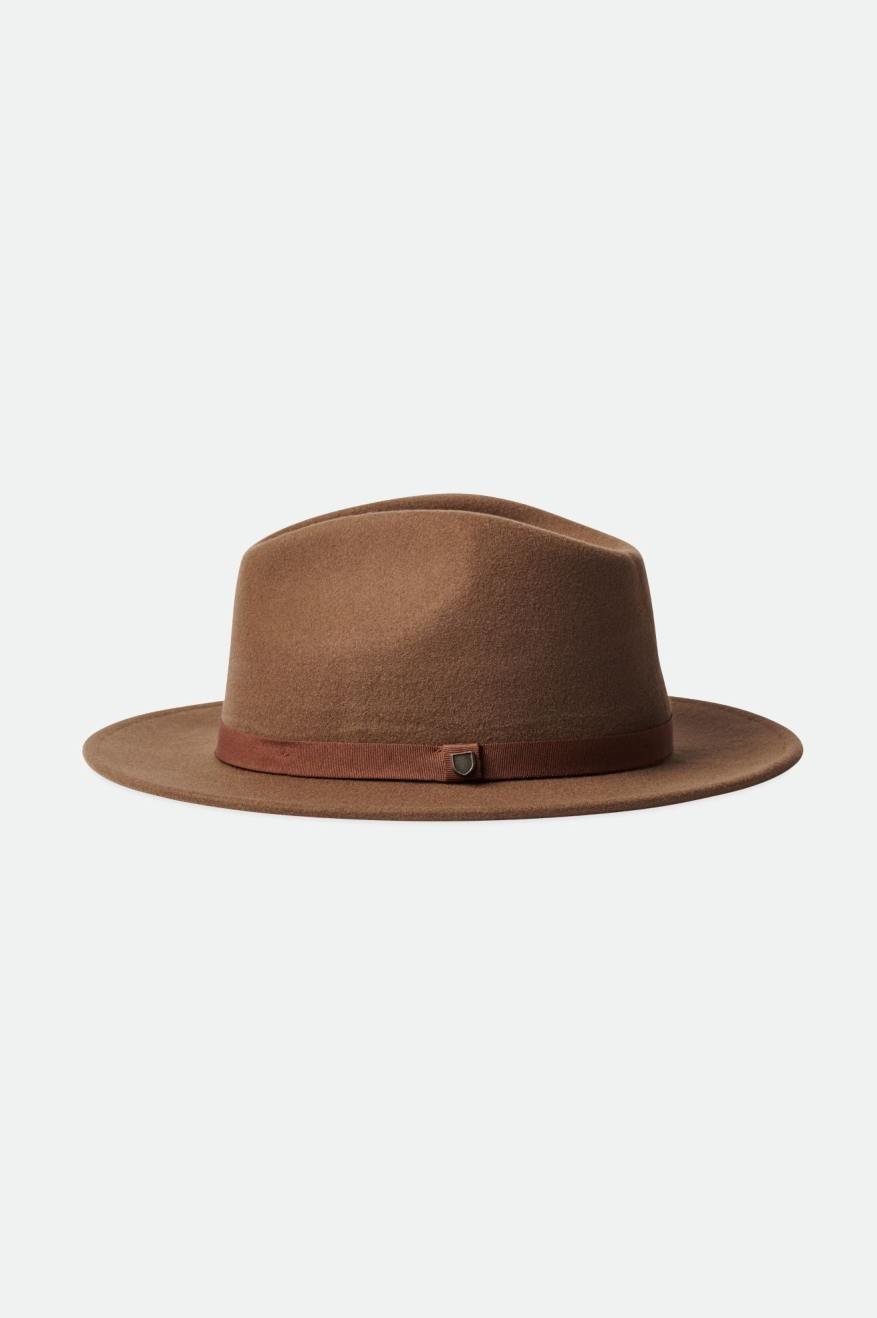 Brixton Messer Packable Fedora Női Fedoras Barna | VIQJ-18549