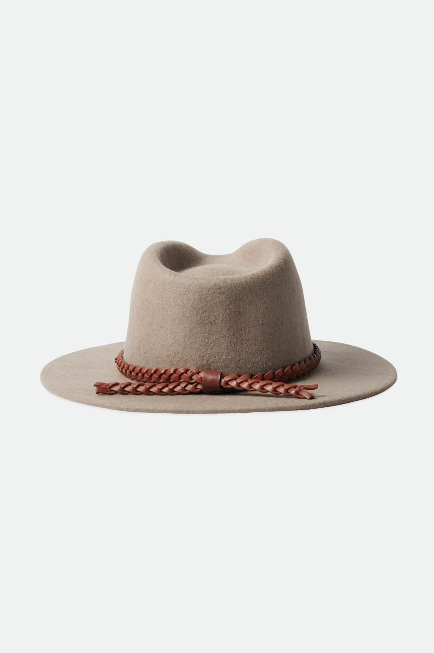 Brixton Messer Western Fedora Női Fedoras Bézs | BIEP-83520