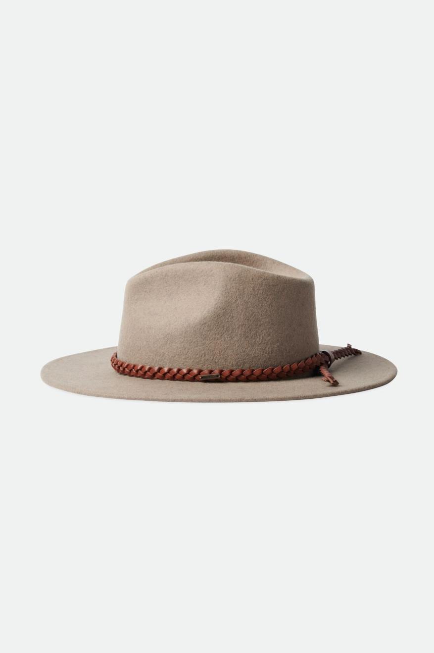 Brixton Messer Western Fedora Női Fedoras Bézs | BIEP-83520