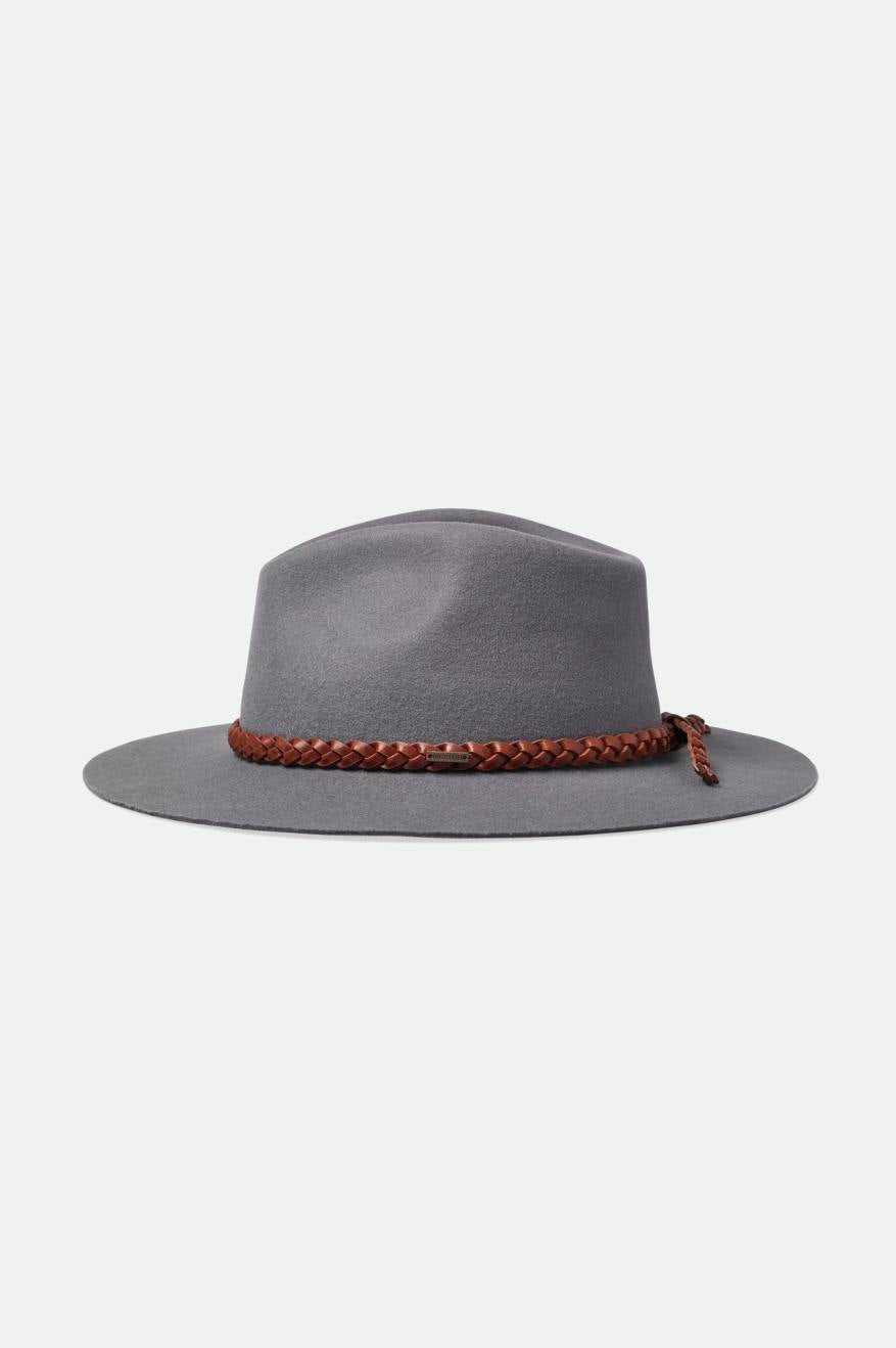 Brixton Messer Western Fedora Női Fedoras Szürke | ZHIE-34075