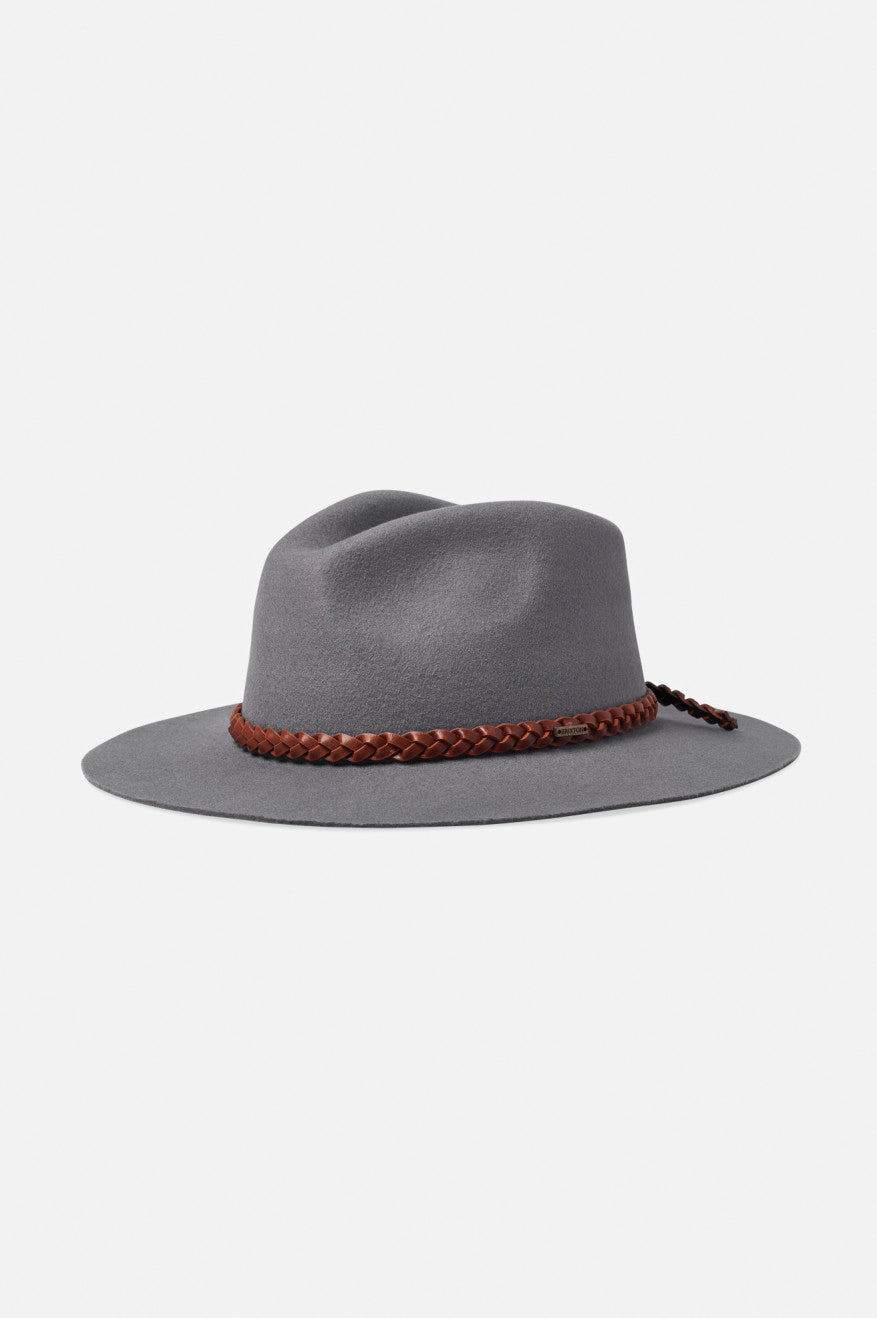 Brixton Messer Western Fedora Női Fedoras Szürke | ZHIE-34075