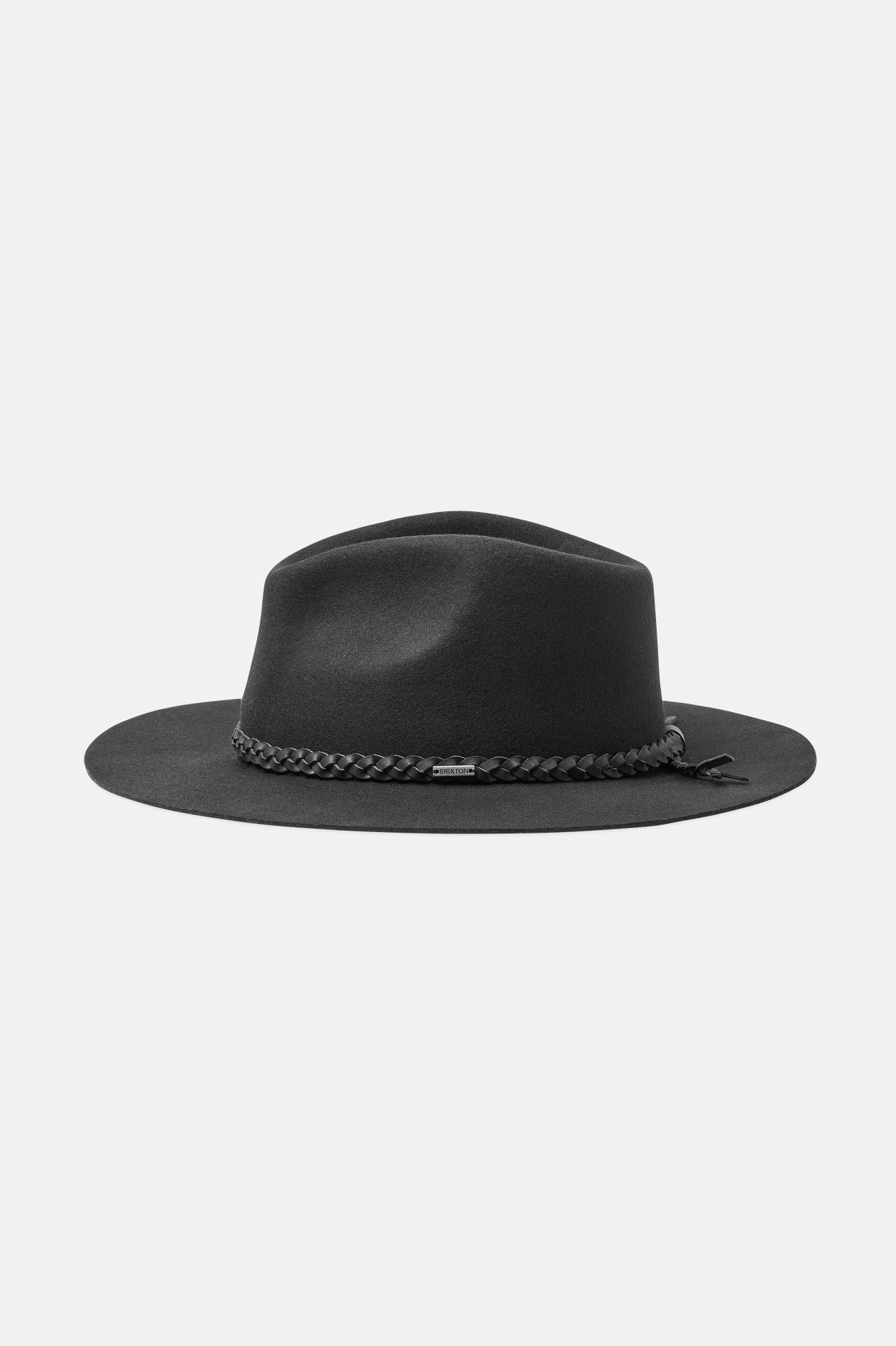 Brixton Messer Western Férfi Fedoras Fekete | YJKL-87059