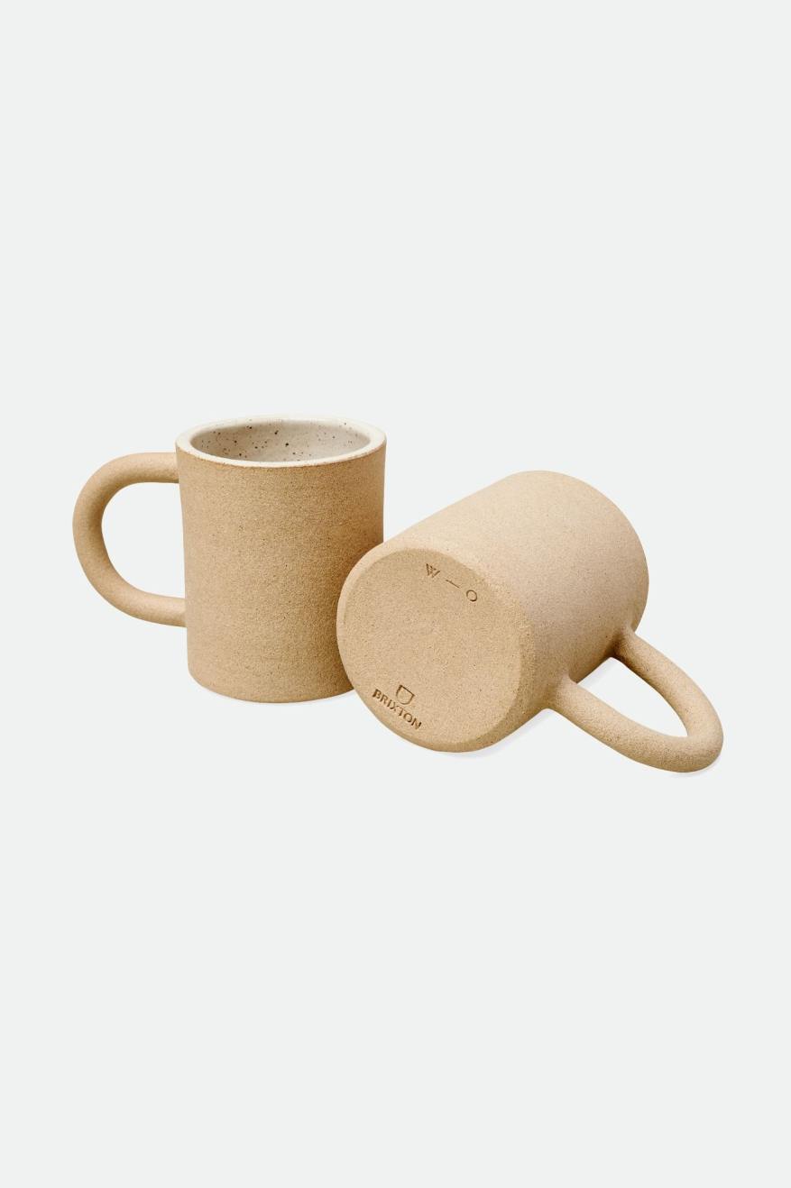 Brixton O-M Hand Crafted Kerámiai Mug Unisex Kiegészítők Bézs | YOAD-56234