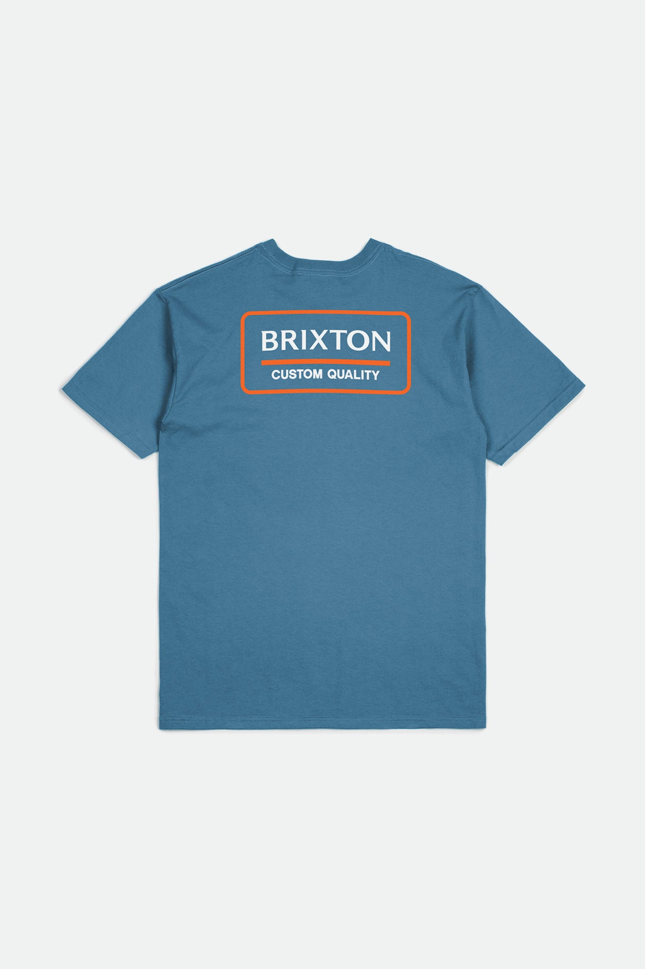 Brixton Palmer Proper S/S Standard Férfi Felsők Kék | XLVO-93281