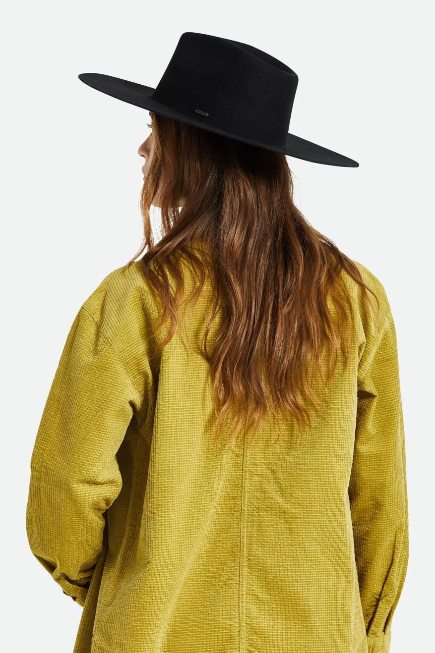 Brixton Primrose Felt Fedora Női Fedoras Fekete | WGMX-17263