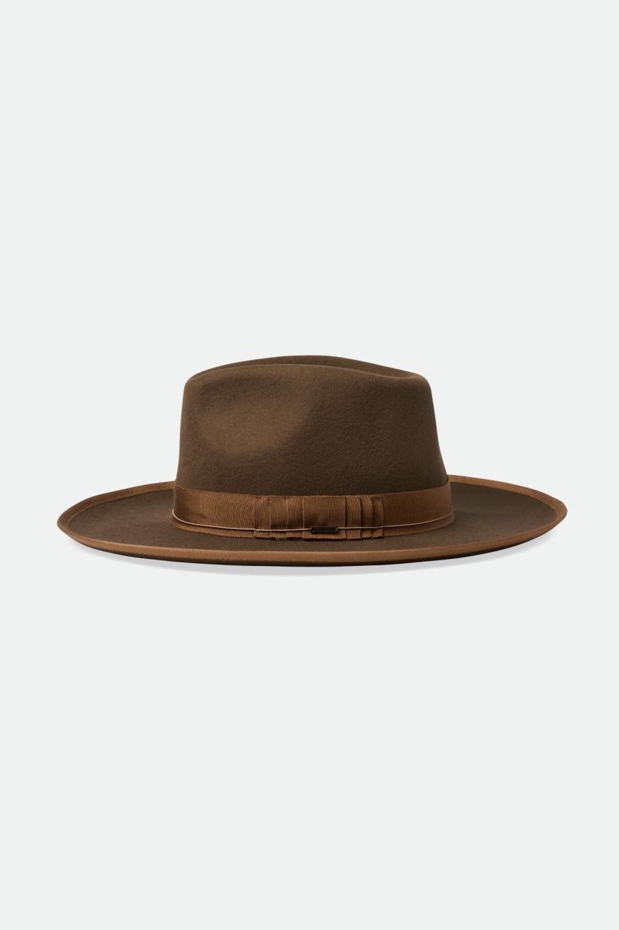 Brixton Reno Férfi Fedoras Kávé | SJXY-24091