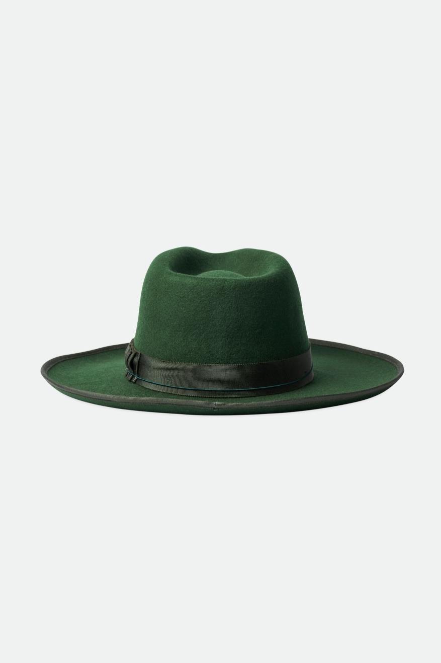 Brixton Reno Férfi Fedoras Zöld | BVIS-07325