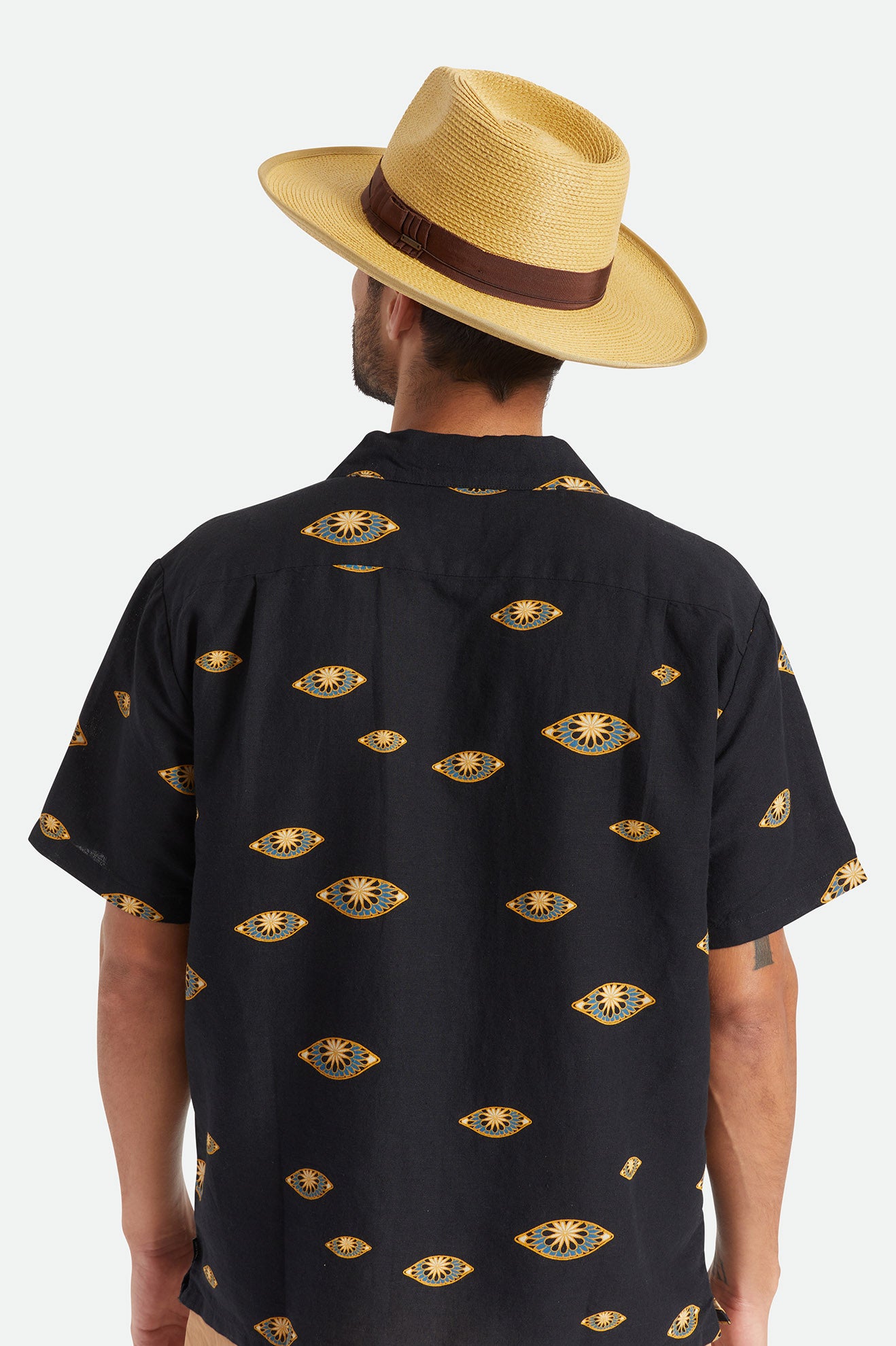 Brixton Reno Straw Hat Női Kalap Barna | ZJFQ-49531