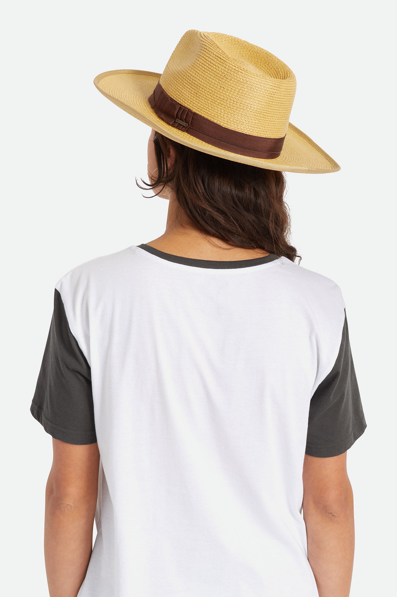 Brixton Reno Straw Hat Női Kalap Barna | ZJFQ-49531