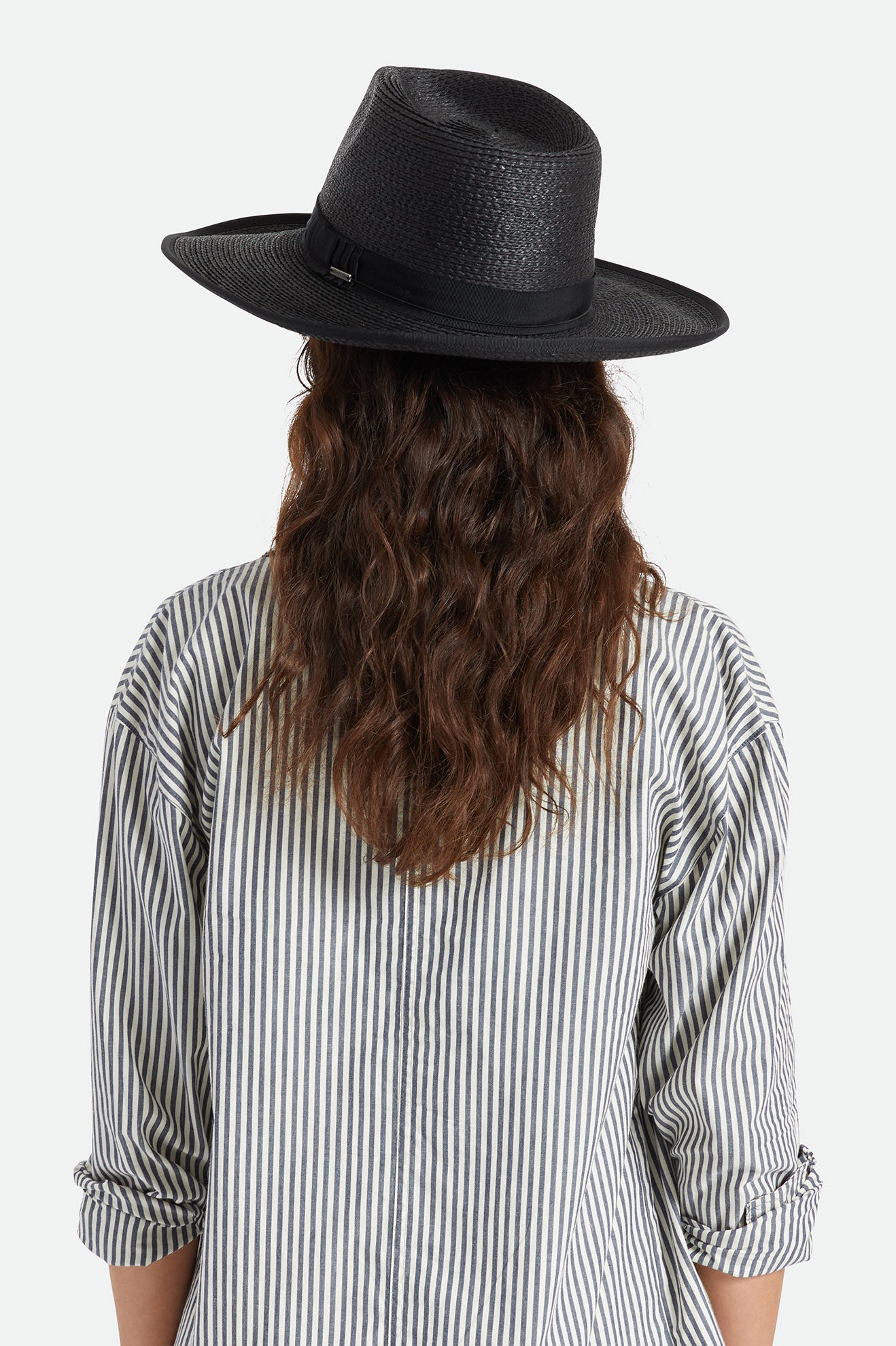 Brixton Reno Straw Hat Női Kalap Fekete | TQIY-71869