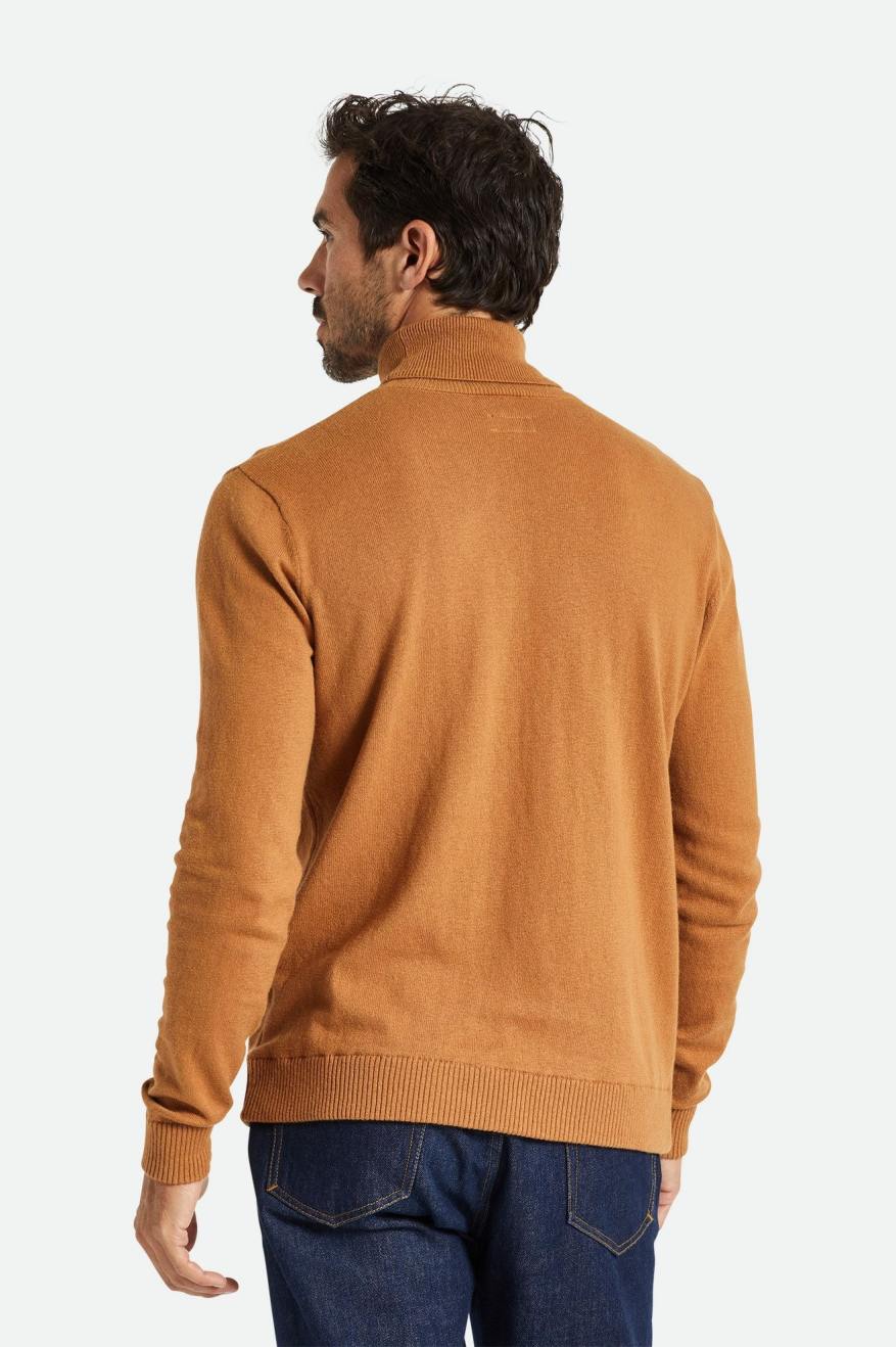 Brixton Reserve Cashmere L/S Turtleneck Férfi Kötöttáru Barna | EPLK-79645