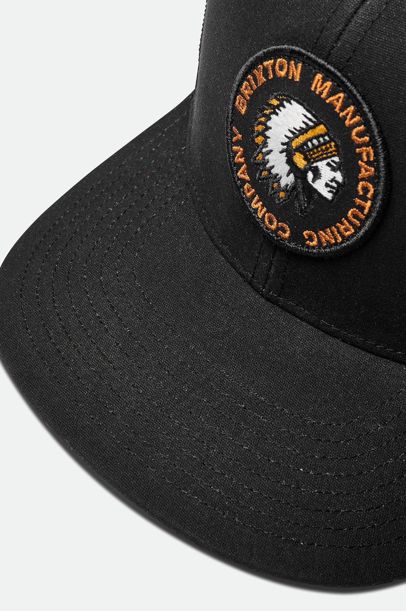 Brixton Rival Stamp NetPlus MP Trucker Hat Férfi Sapkák Fekete | SEYI-09587