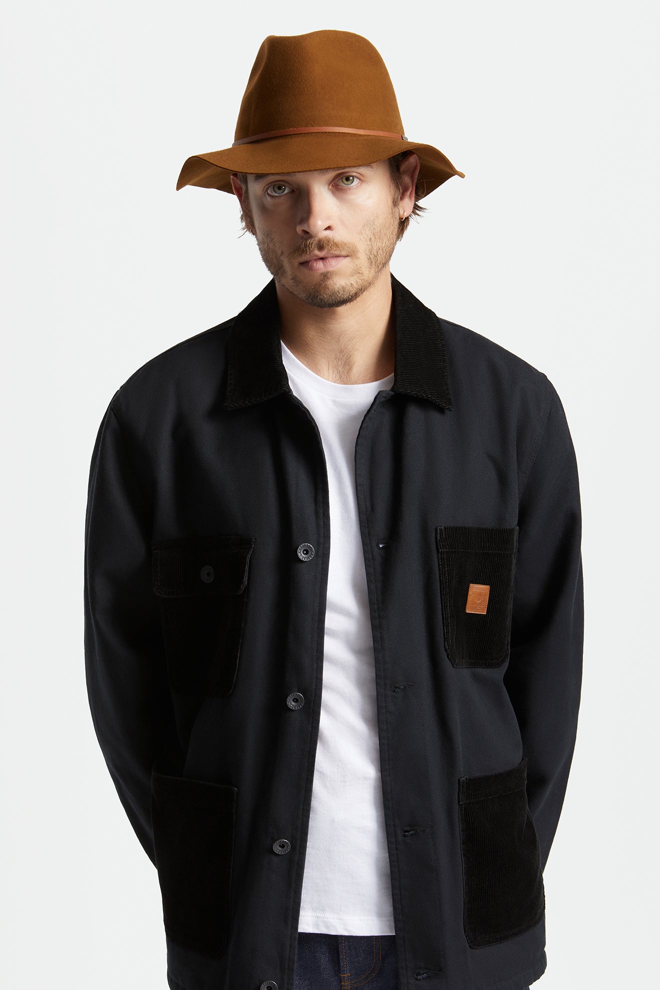 Brixton Wesley Packable Fedora Női Fedoras Kávé | NPSA-58274