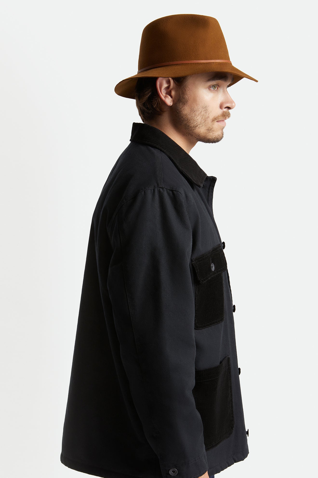 Brixton Wesley Packable Fedora Női Fedoras Kávé | NPSA-58274